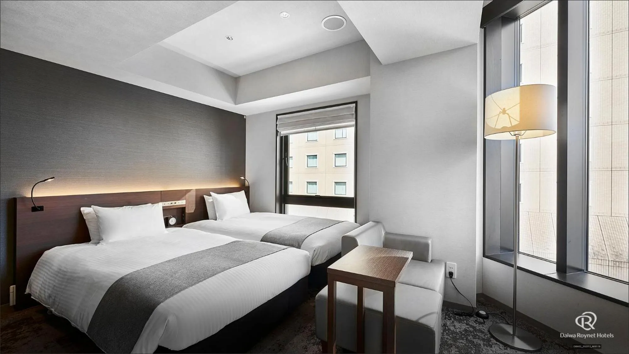 Bed in Daiwa Roynet Hotel Shimbashi