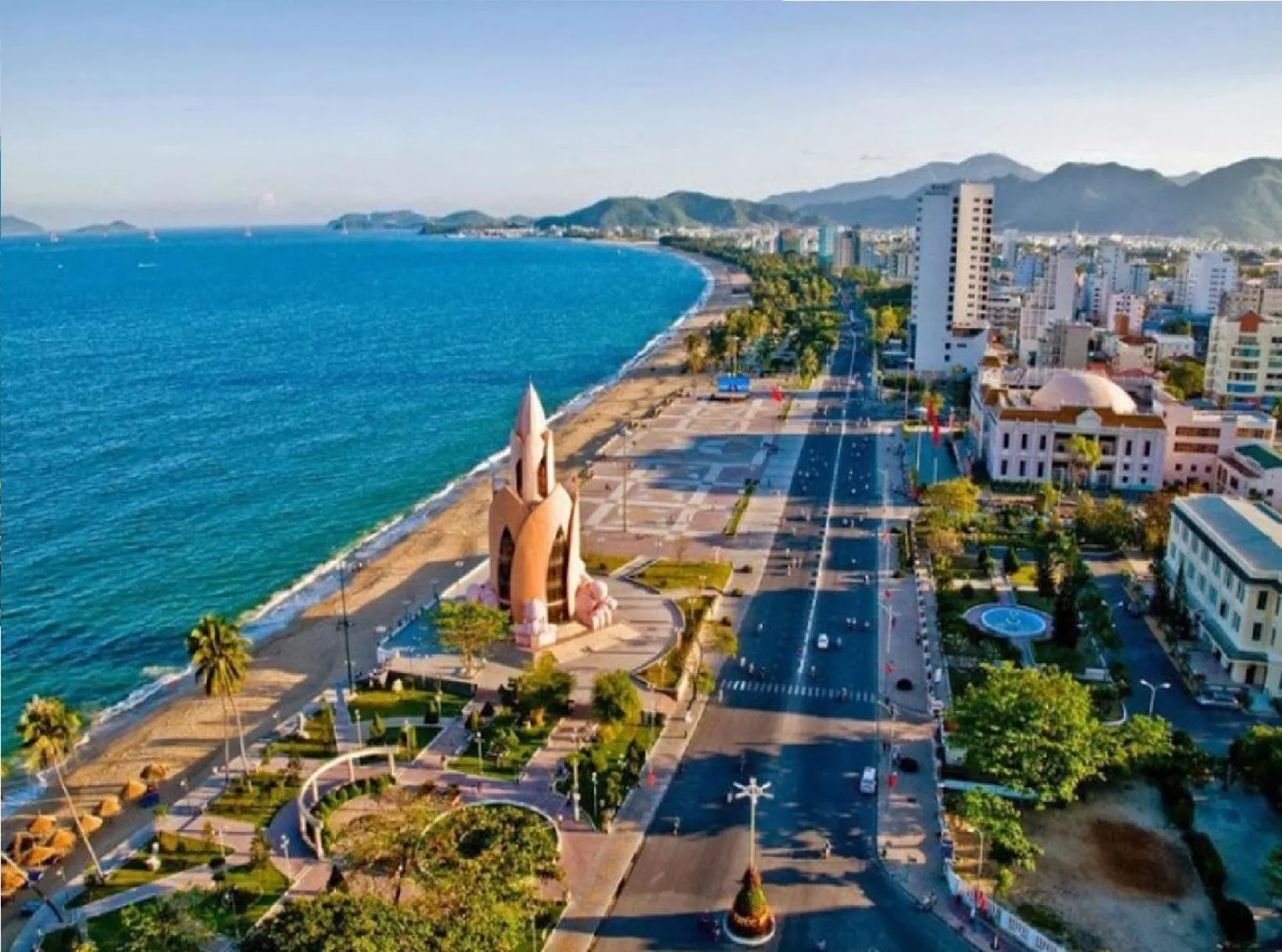 Bird's eye view in Lucky Sun Hotel Nha Trang Beach