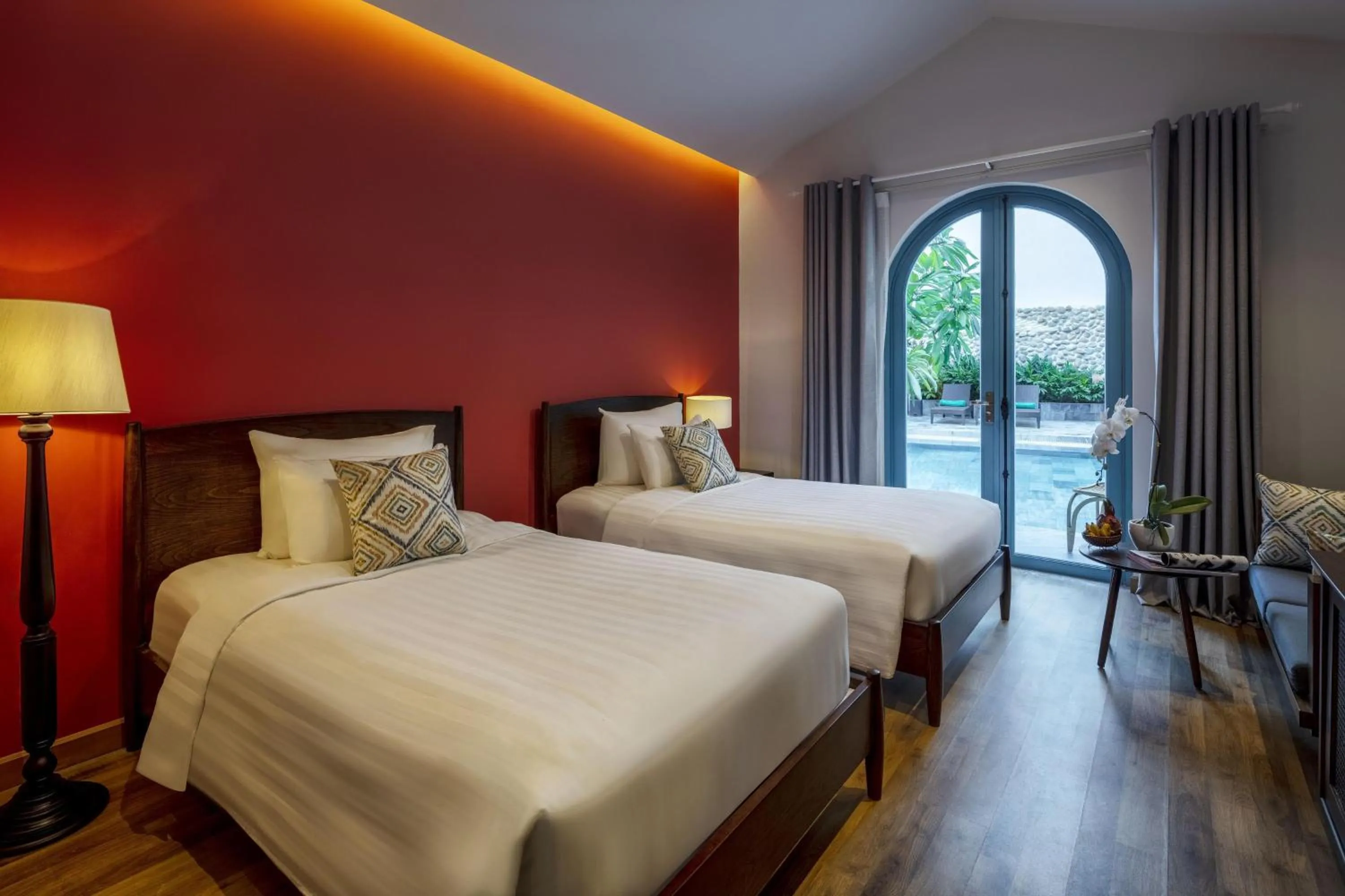 Bed in Salmalia Boutique Hotel & Spa