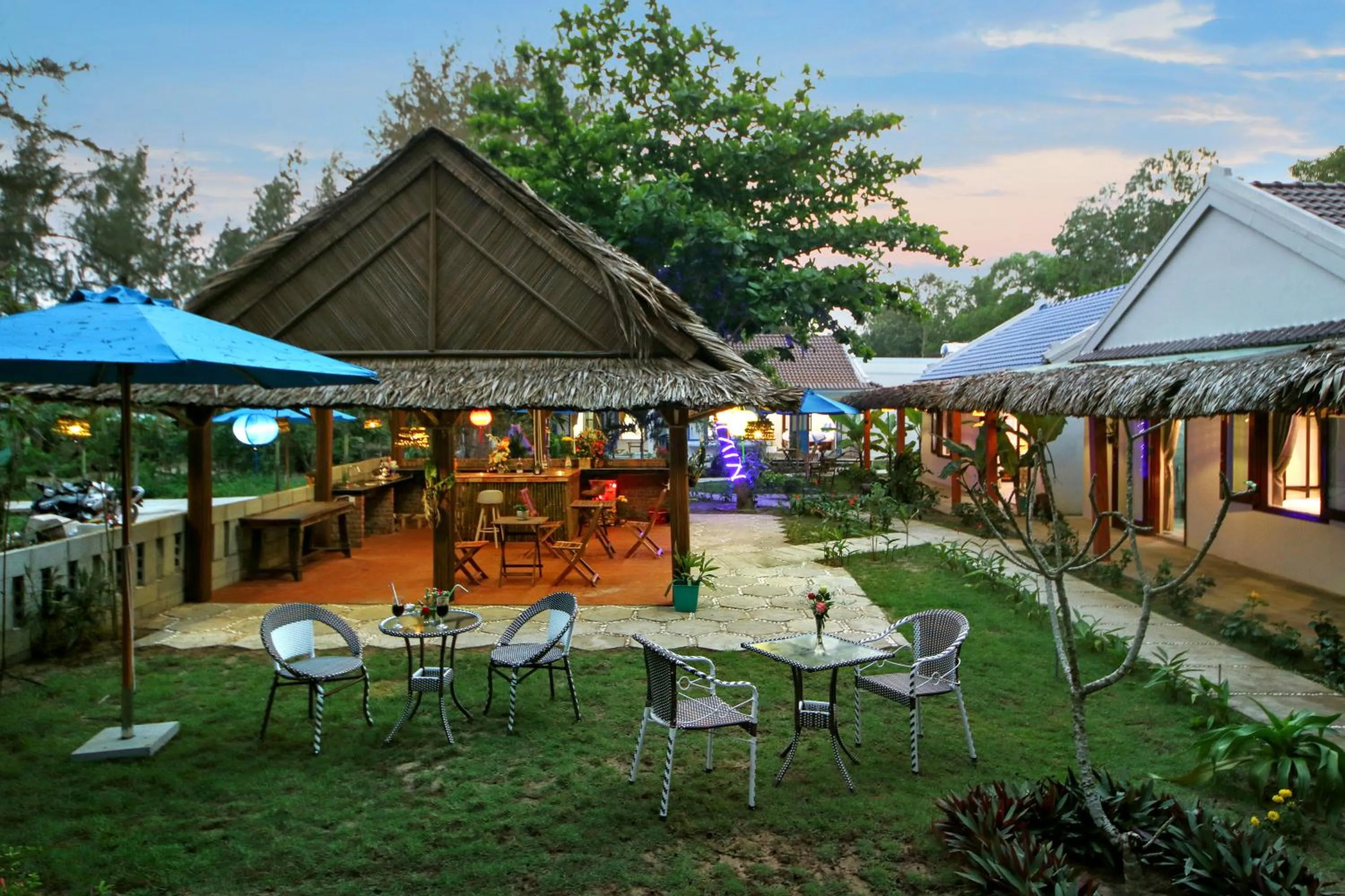 Patio in Hoi An Blue Seaside Homestay
