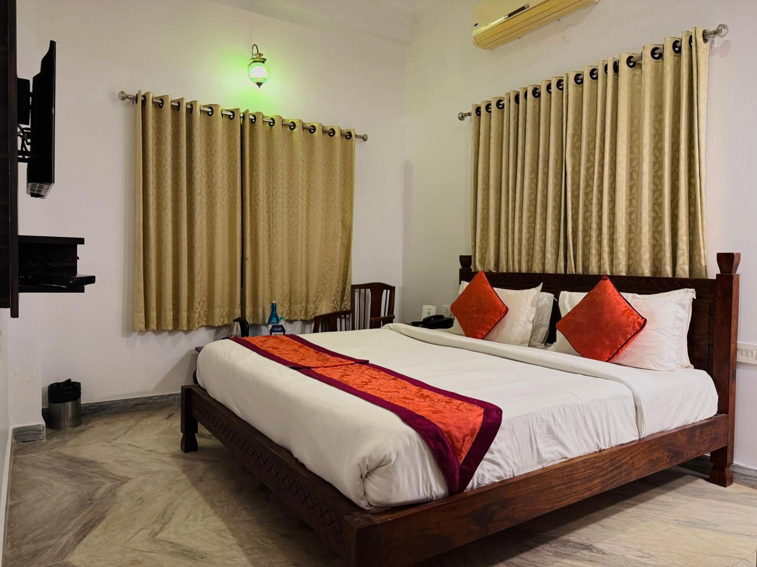 Bedroom, Bed in Atulya Niwas