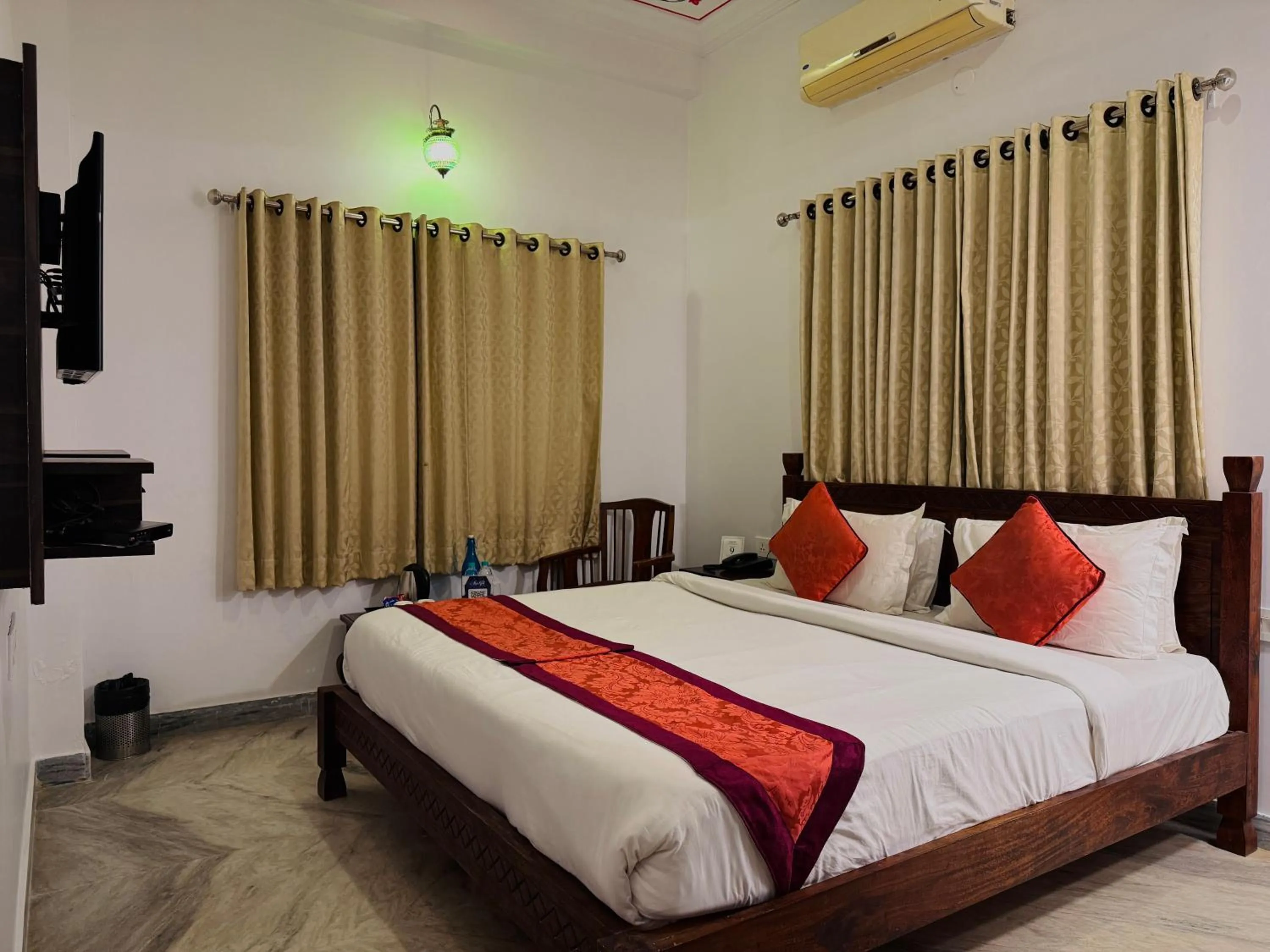 Bedroom, Bed in Atulya Niwas