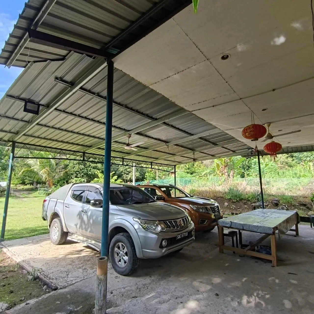 Parking in Kinabalu Poring Vacation Lodge