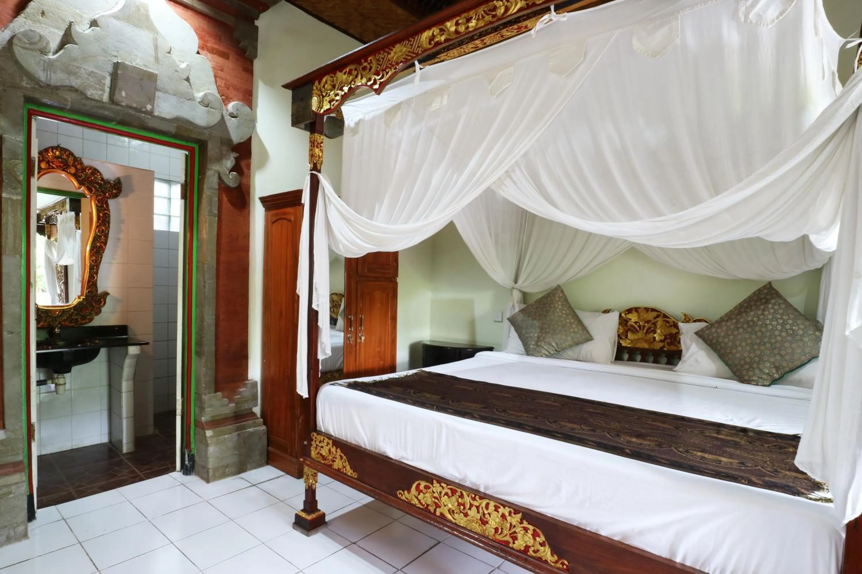 Bedroom, Bed in Pering Bungalow Ubud