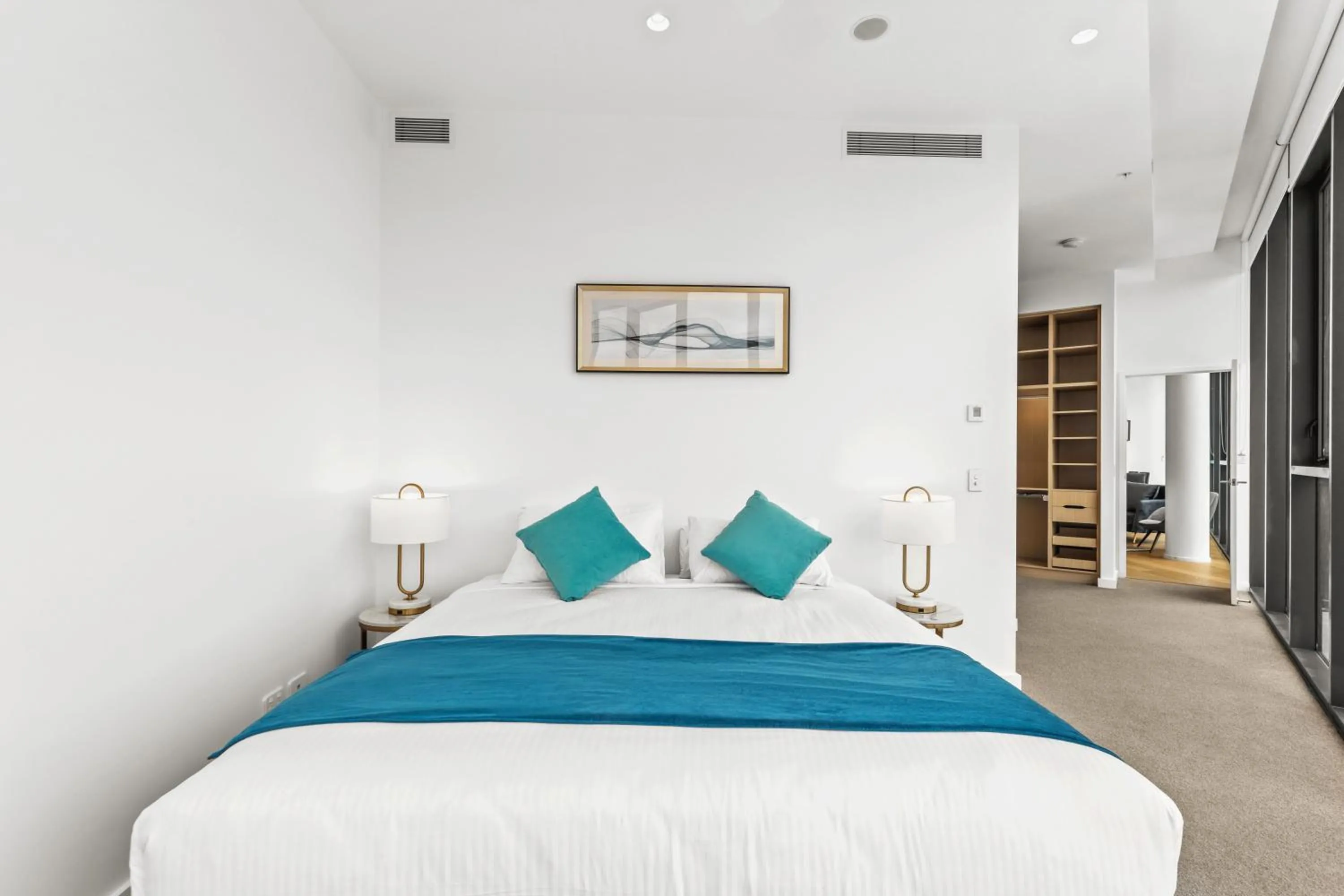 Bed in Brisbane One Apartments by CLLIX