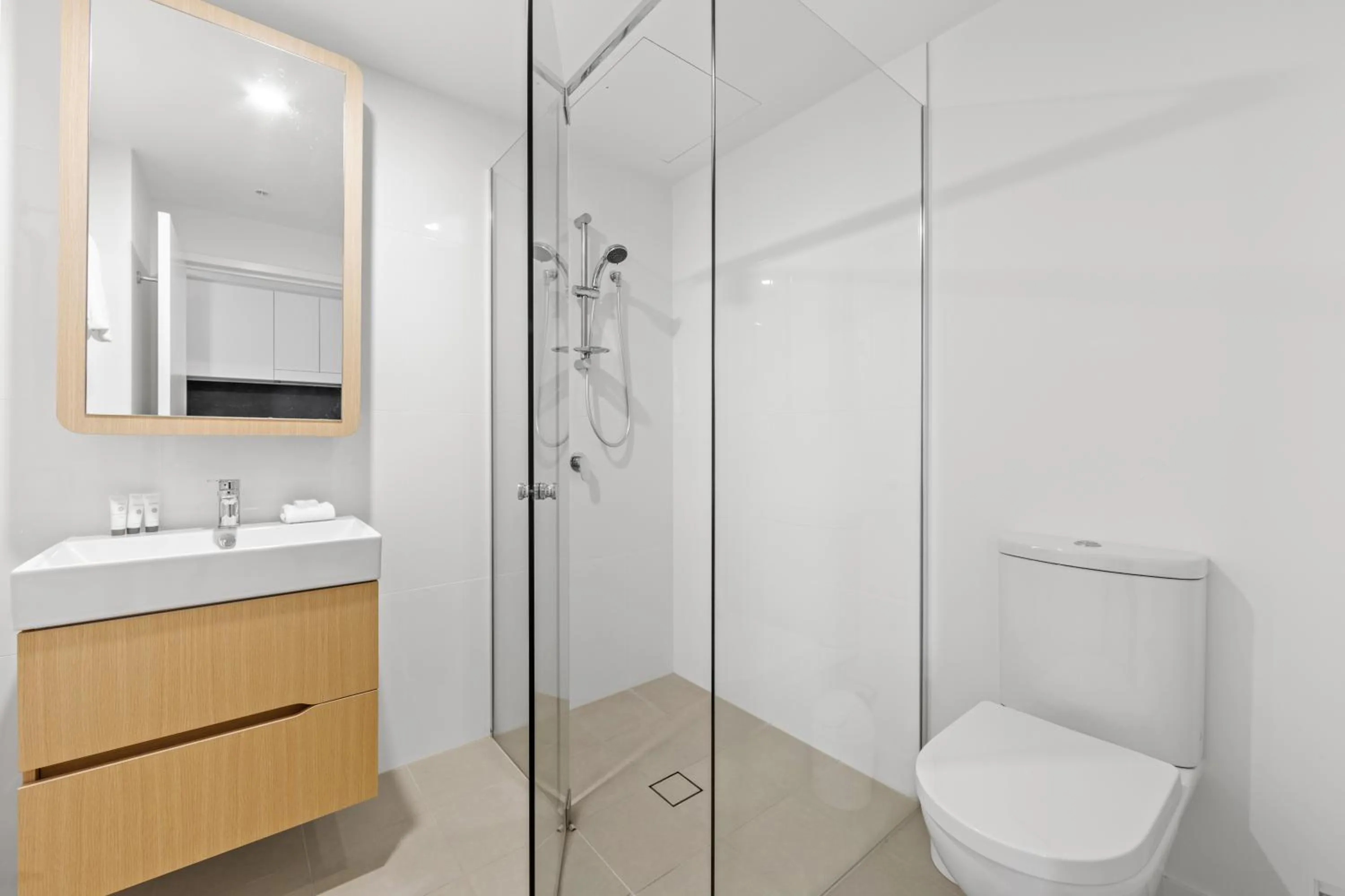 Shower in Brisbane One Apartments by CLLIX