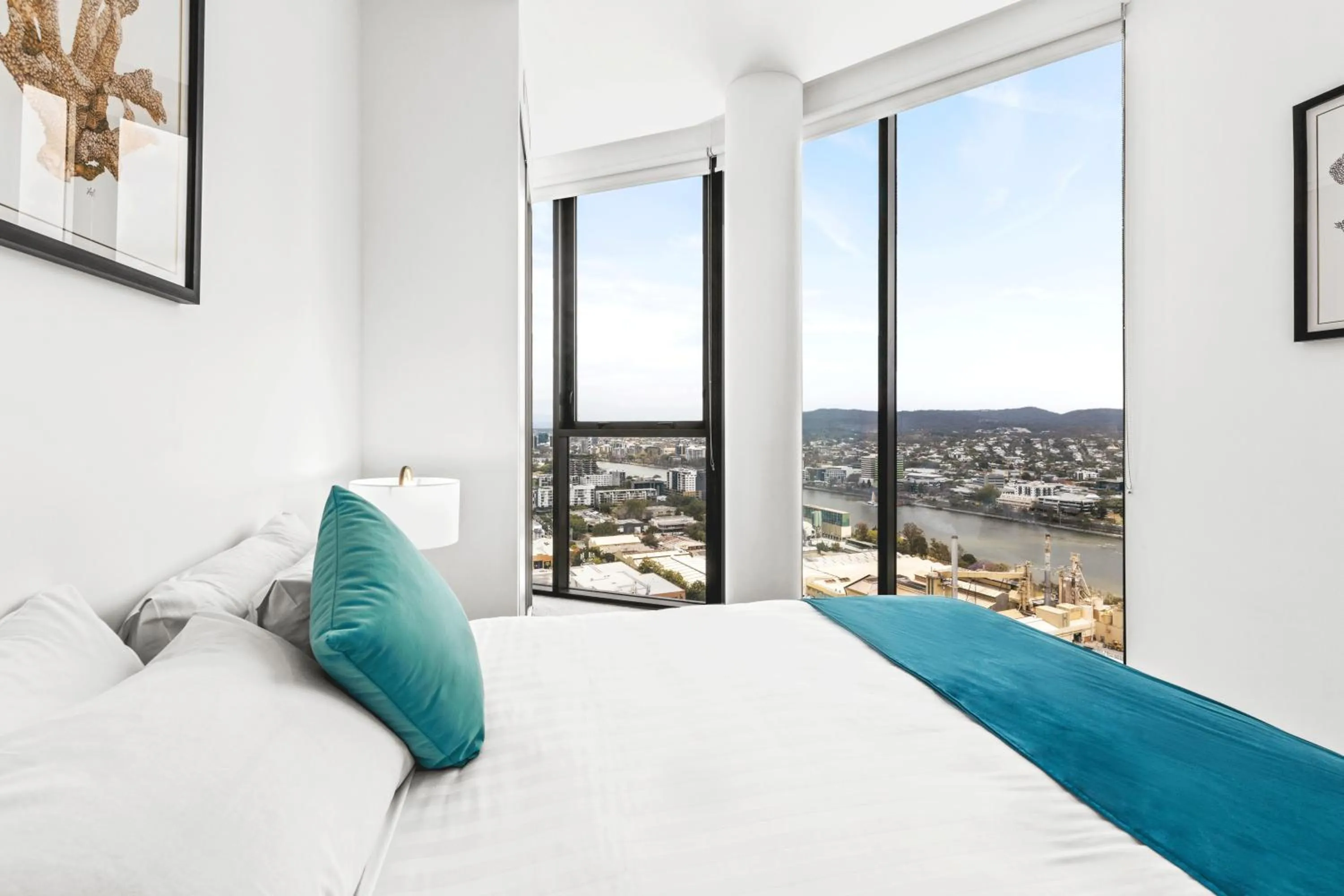 Bed in Brisbane One Apartments by CLLIX