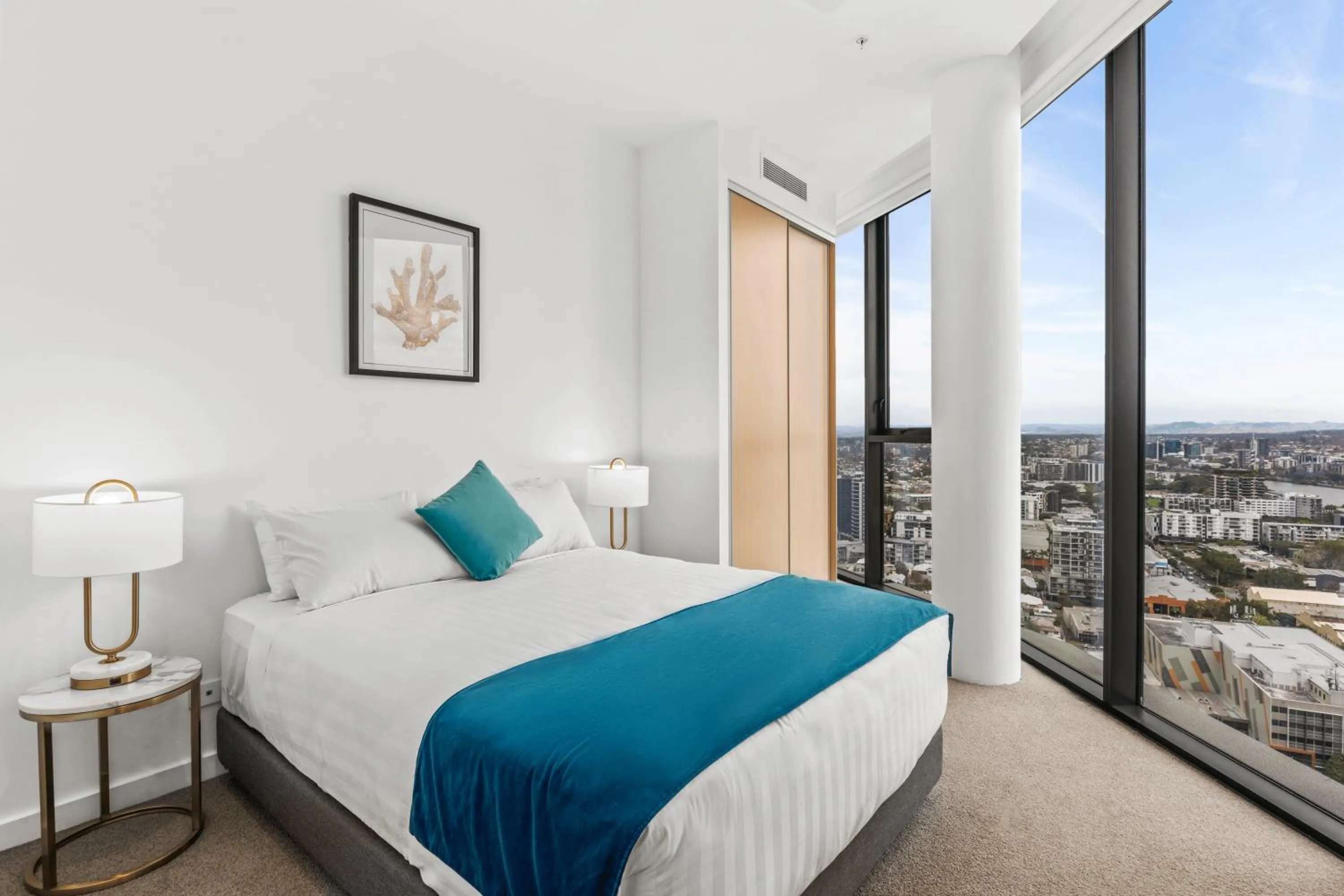 Bed in Brisbane One Apartments by CLLIX