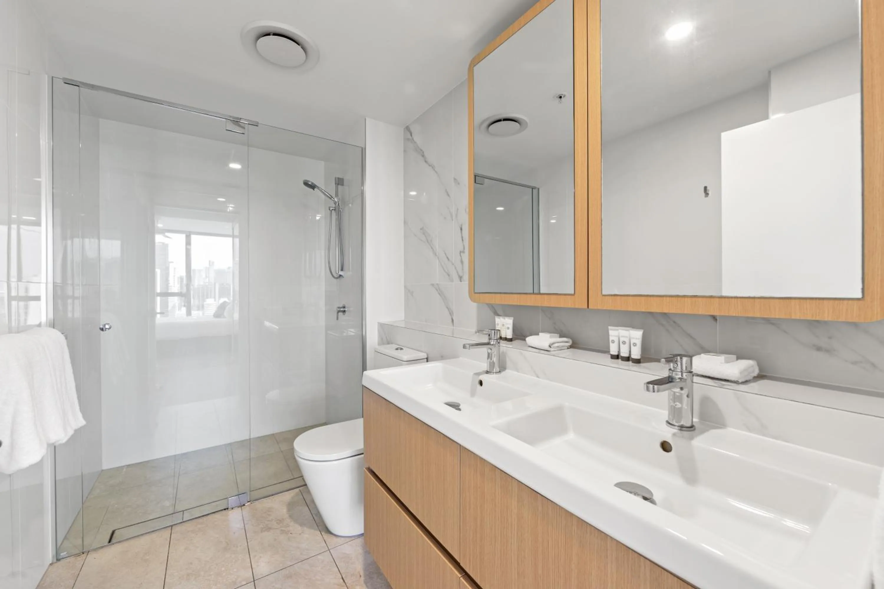 Bathroom in Brisbane One Apartments by CLLIX