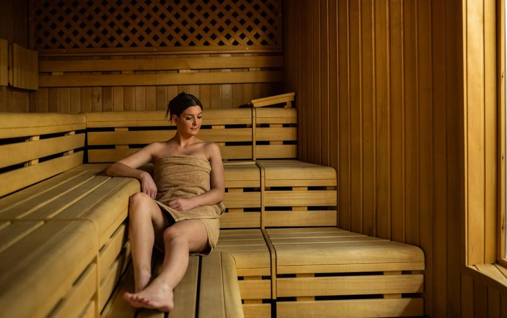 Sauna in Ambiez Residencehotel
