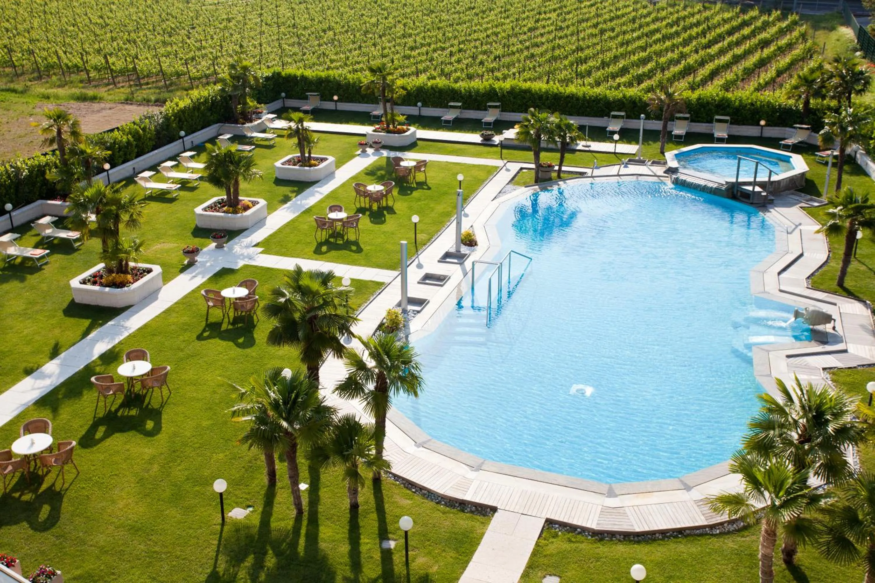 Garden in Hotel Savoy Palace - Tonelli Hotels