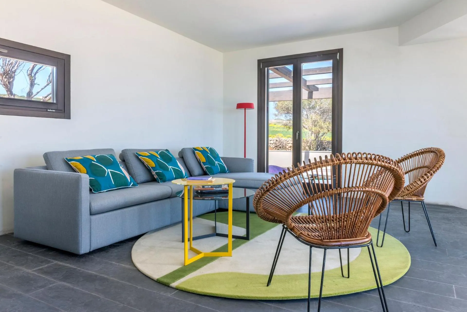 Living room in Villa Pirreca