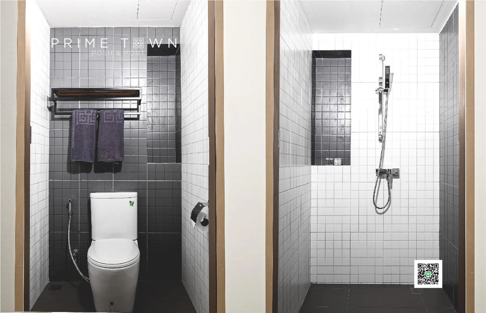 Shower in PRIME TOWN - Posh & Port Hotel PHUKET