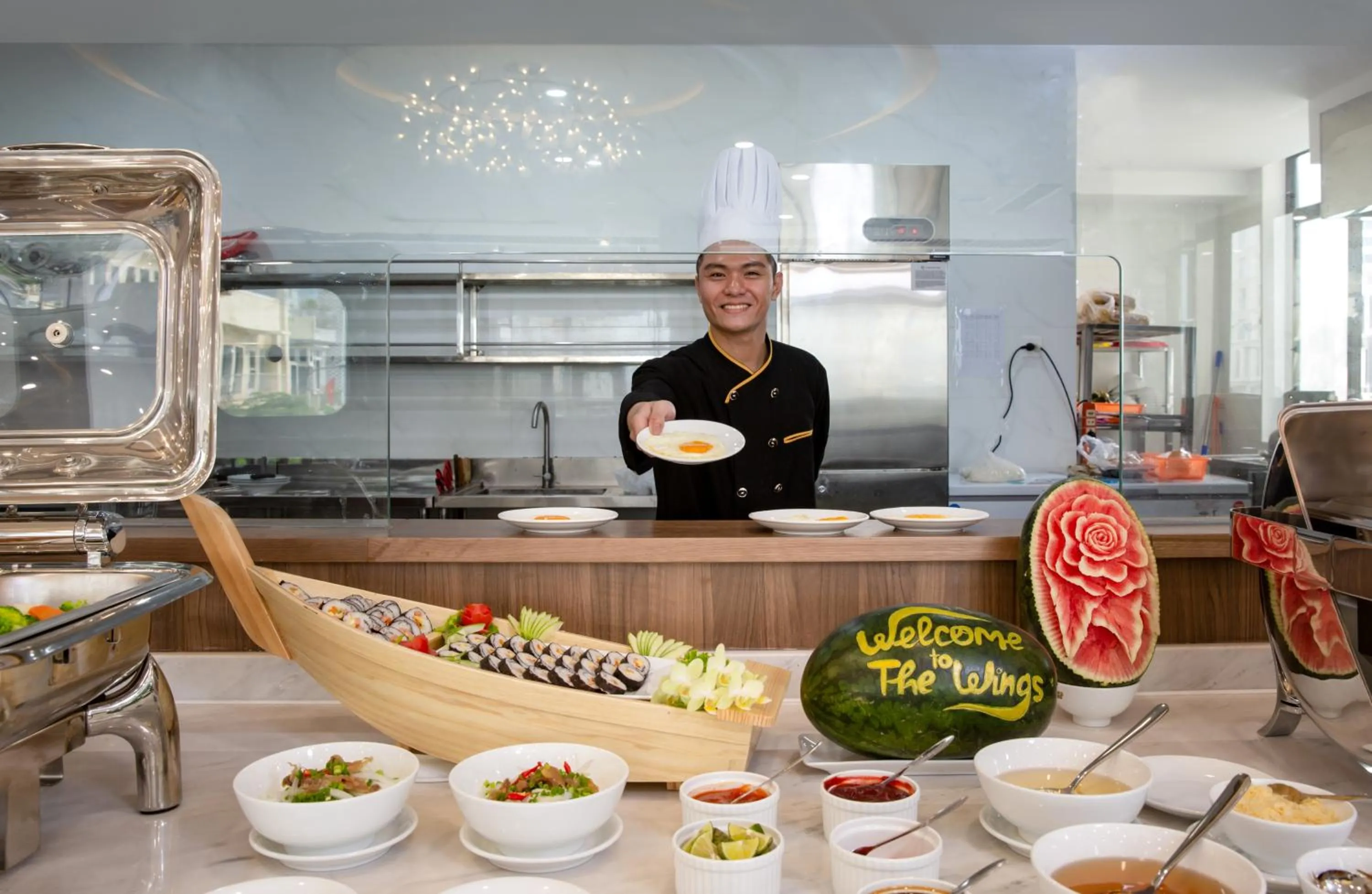 People in Amunra Ocean Hotel