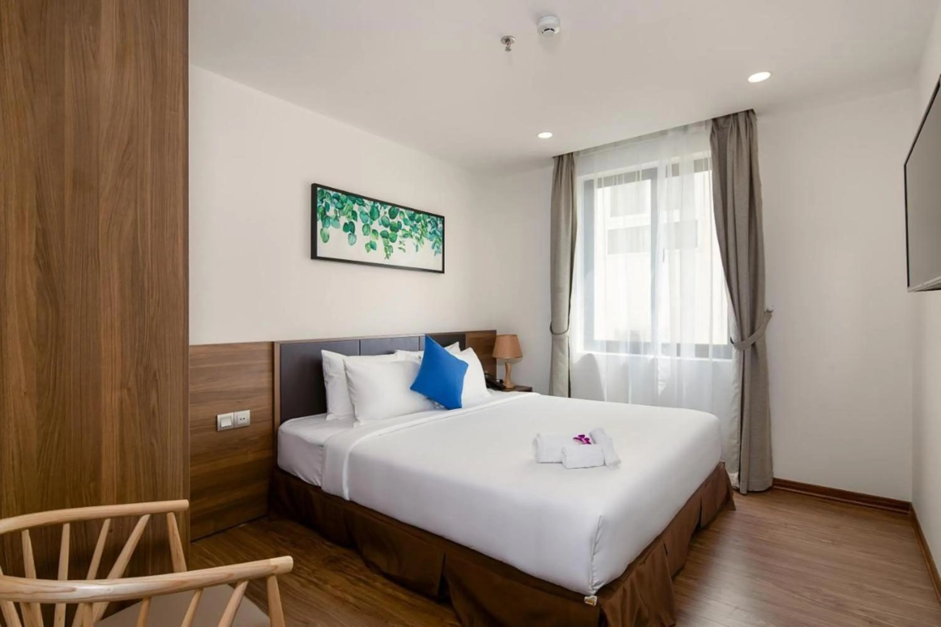 Bed in Amunra Ocean Hotel