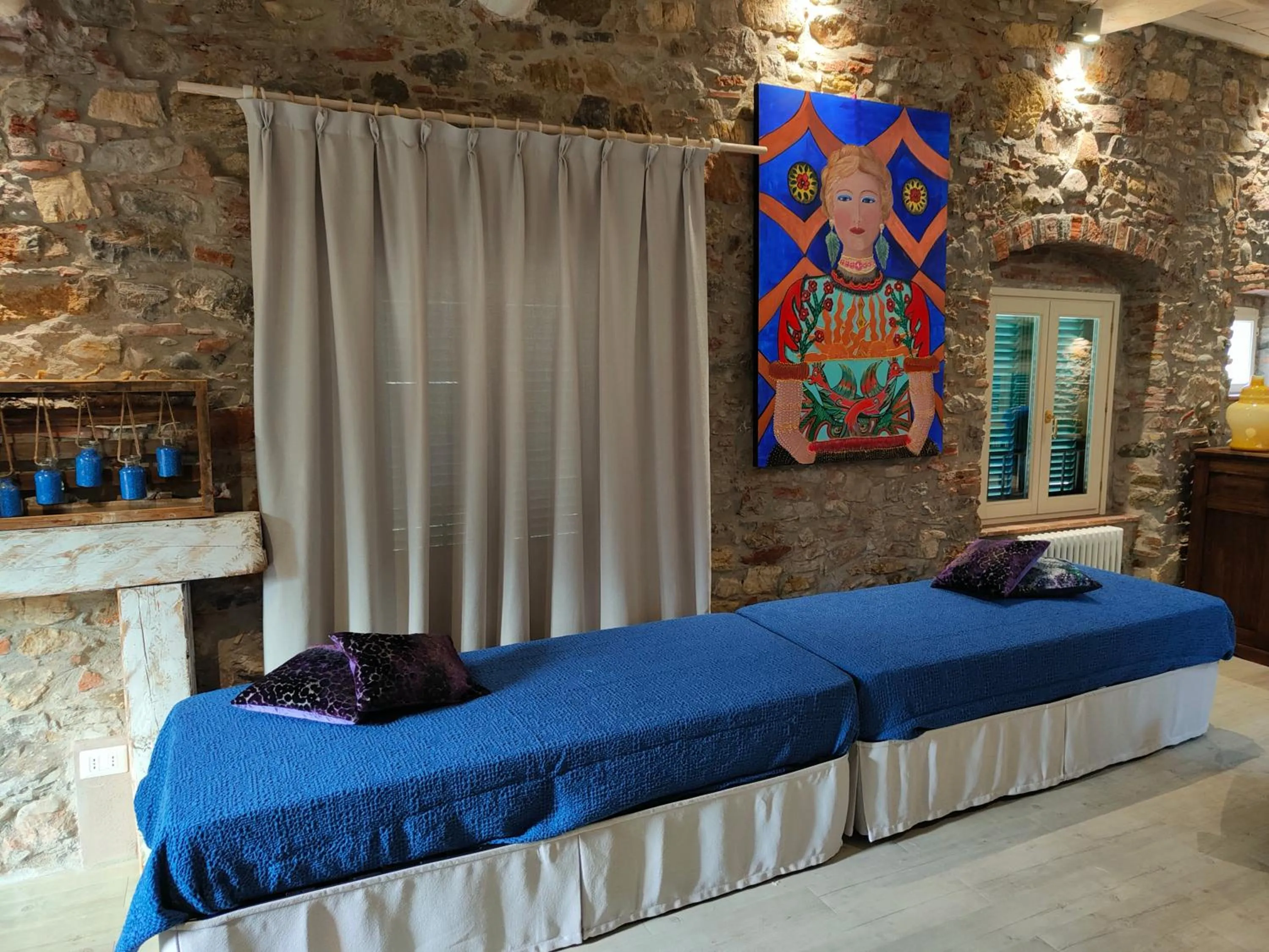 Bed in Inside the Wall