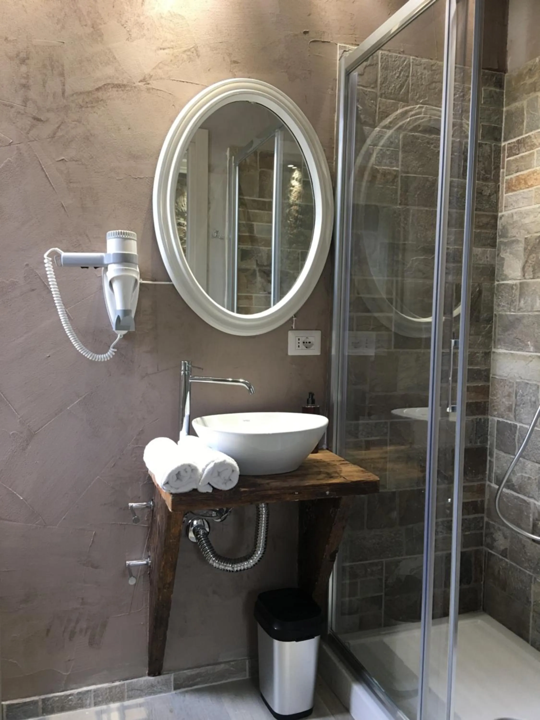 Shower in Inside the Wall