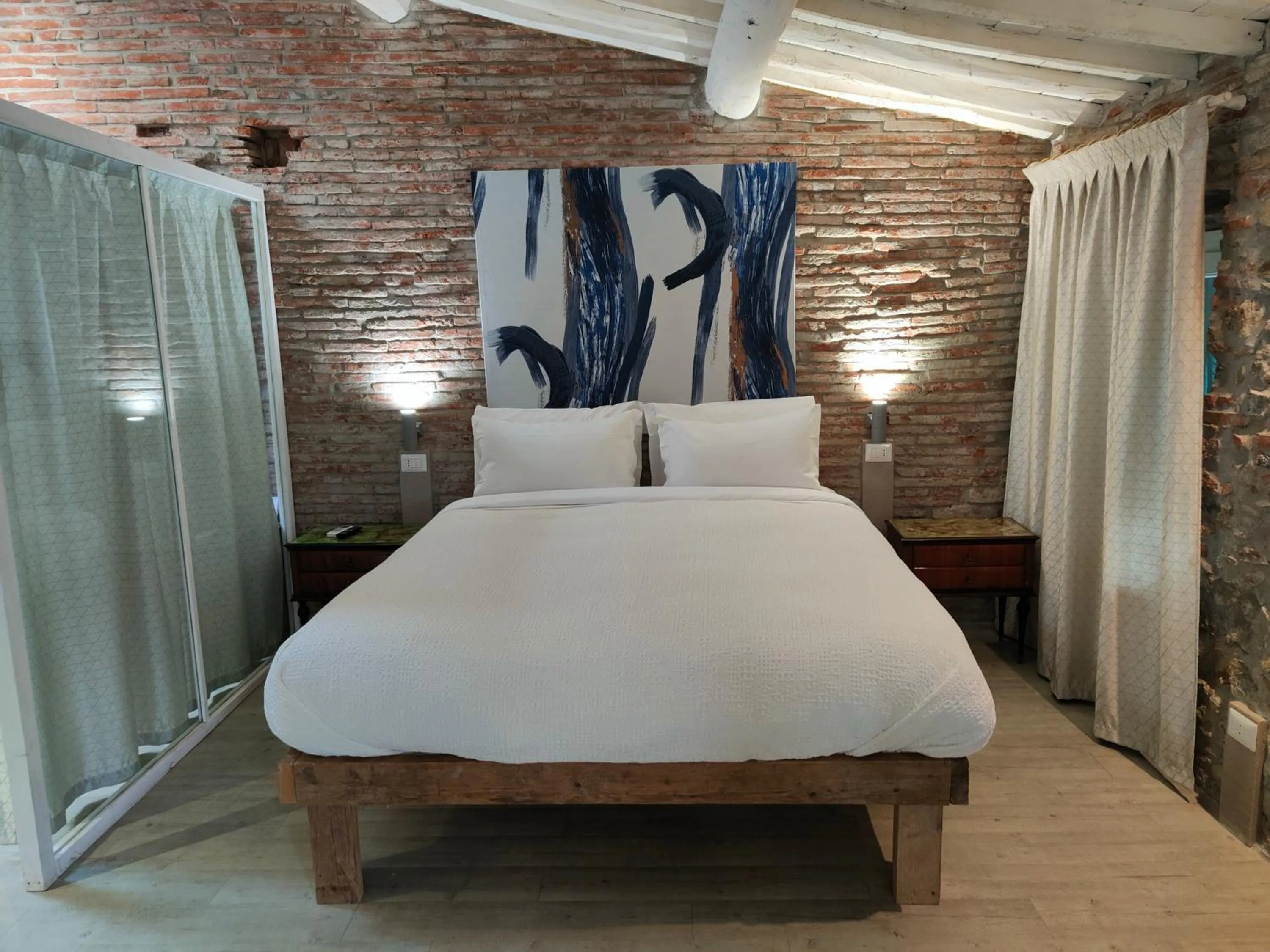 Bed in Inside the Wall