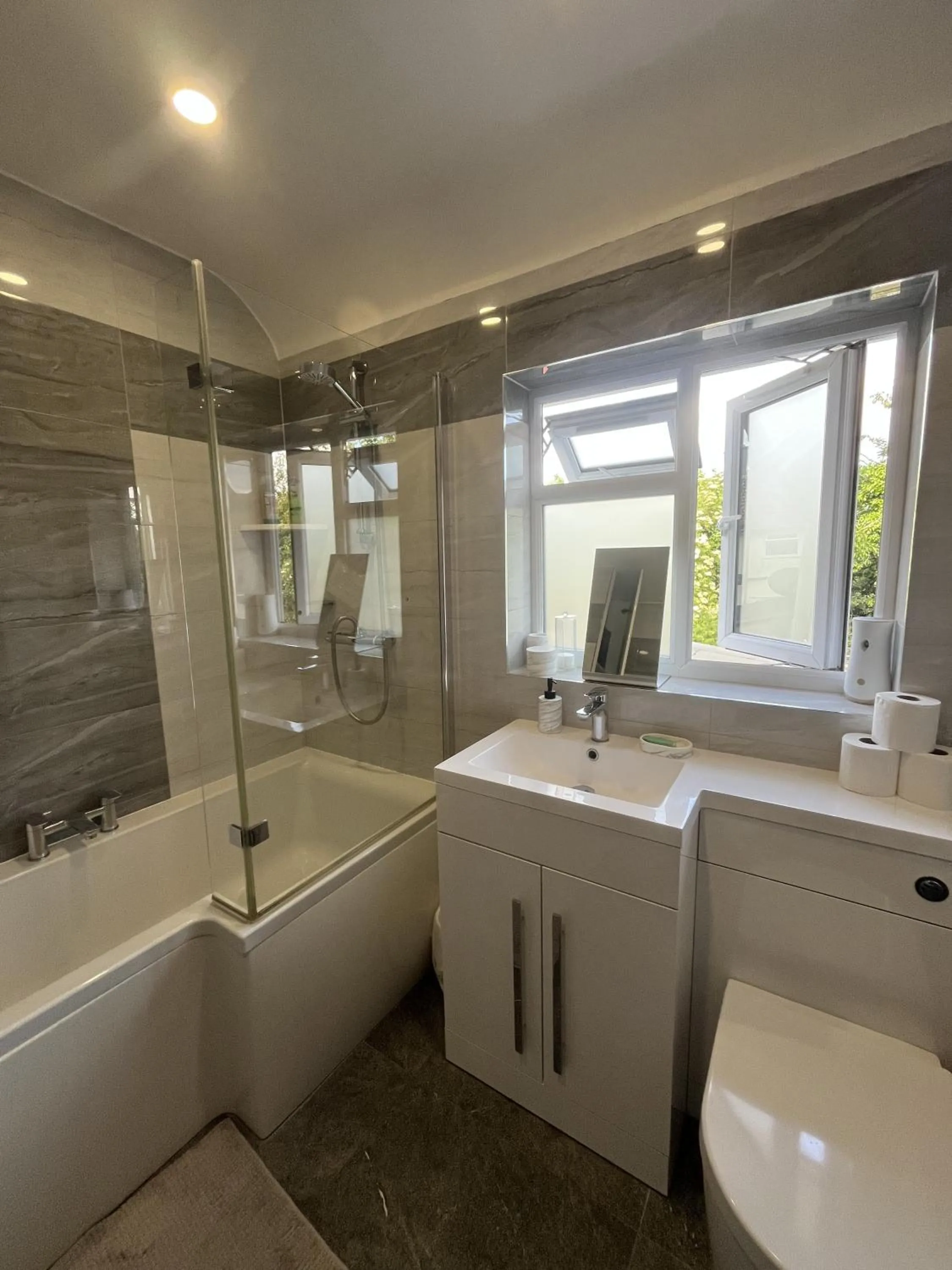 Shower in Home accommodation