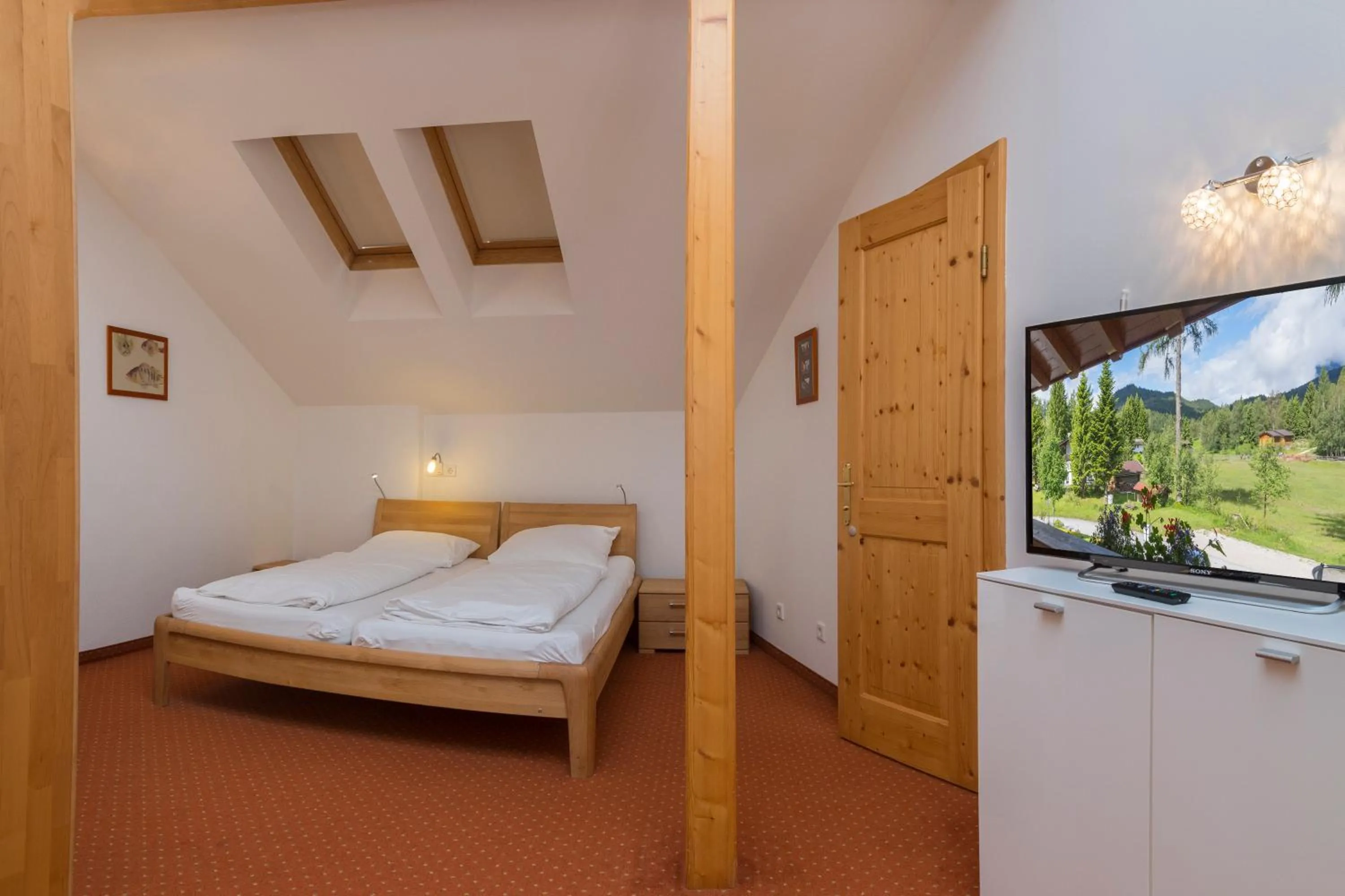 Bedroom, Bed in Haus Elisengrund am Geigenbuehel - chalet privé