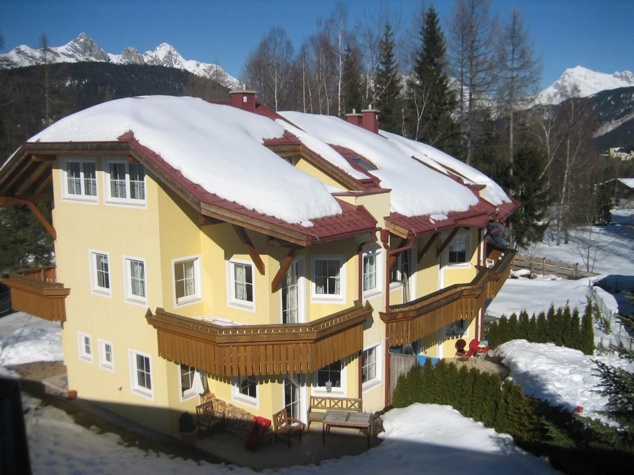 Bird's eye view in Haus Elisengrund am Geigenbuehel - chalet privé