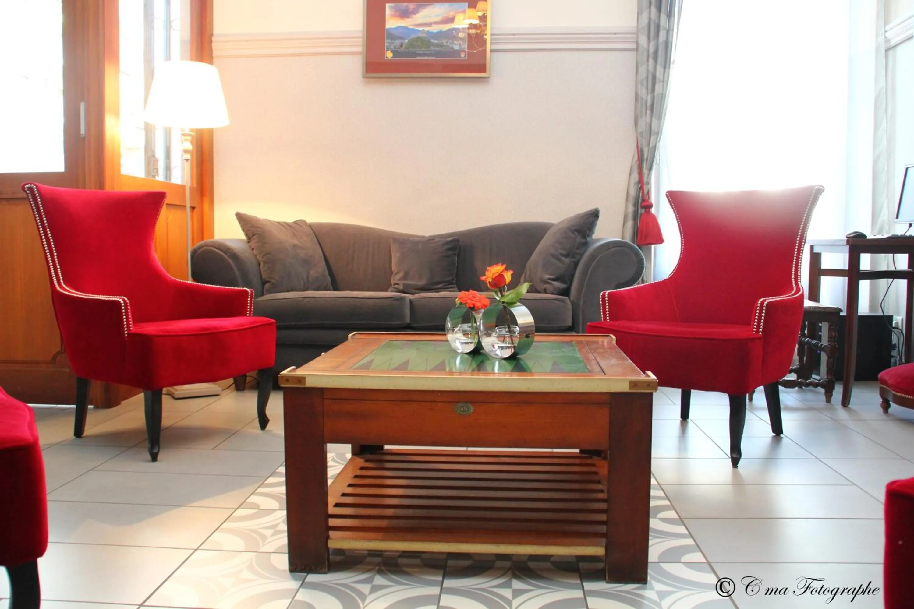 Lobby or reception in Hôtel Majestic