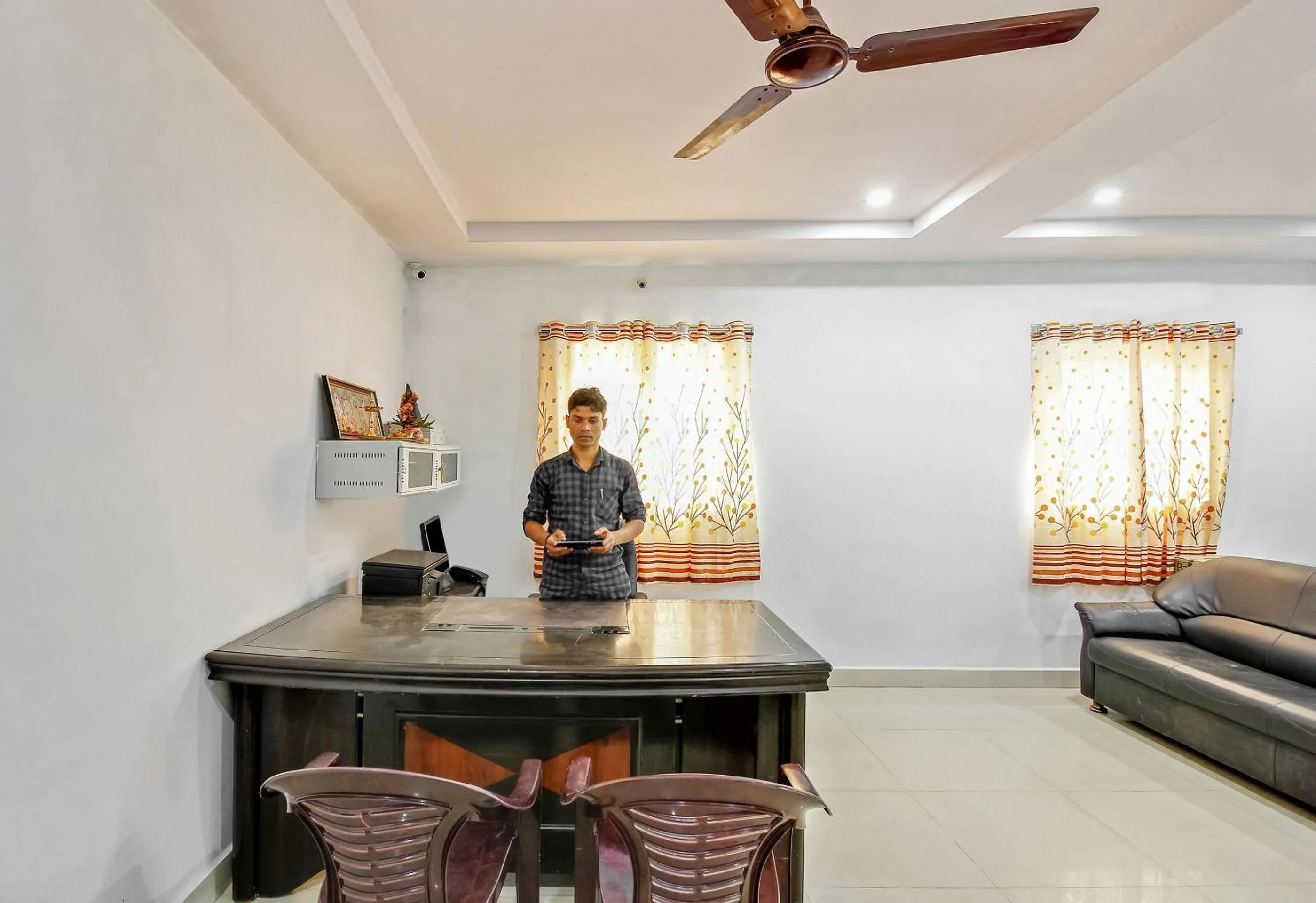 Lobby or reception in Super Hotel O Golden Hive Madhapur Near Shilparamam