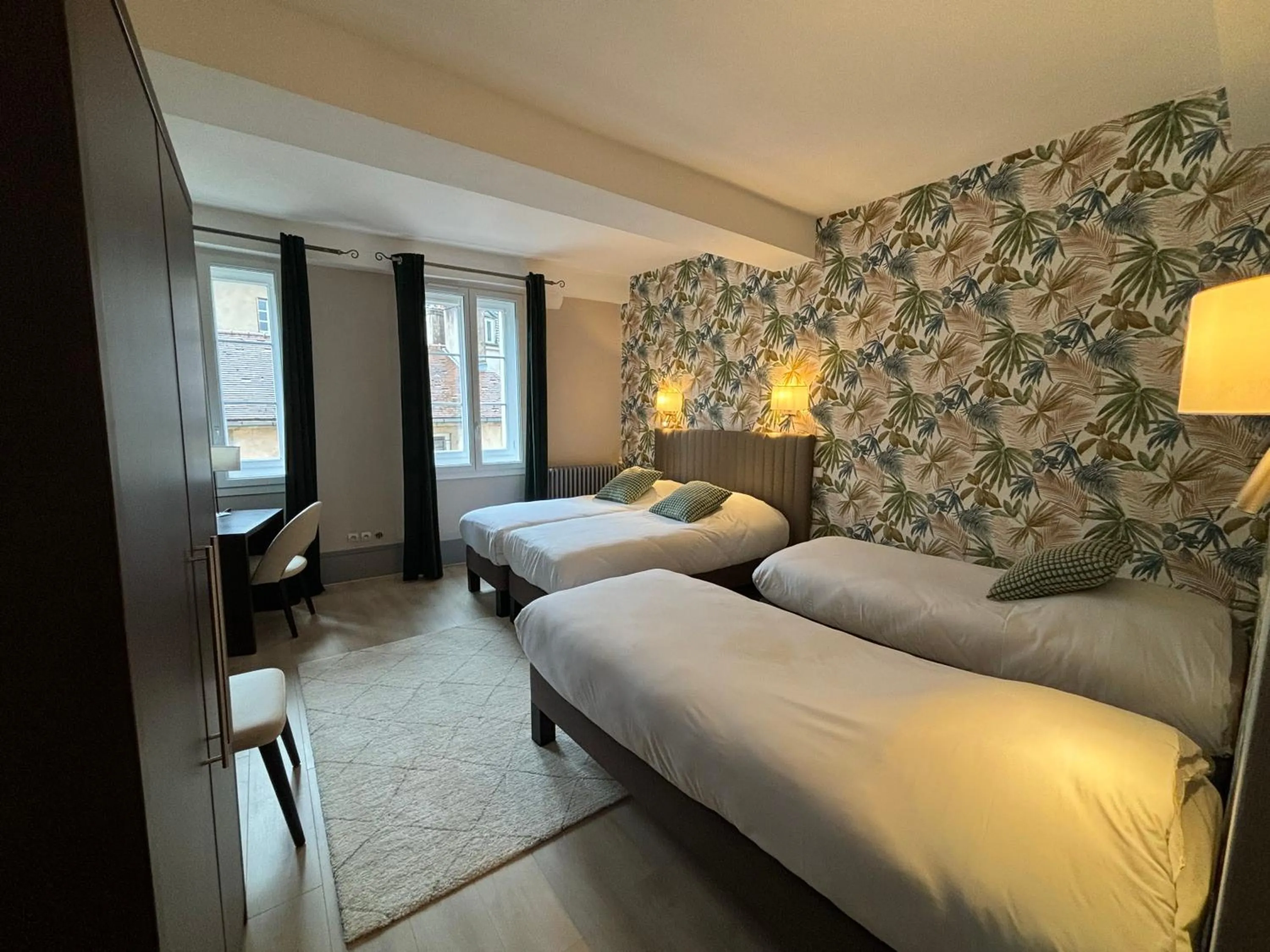 Bed in Hotel Le Jacquemart