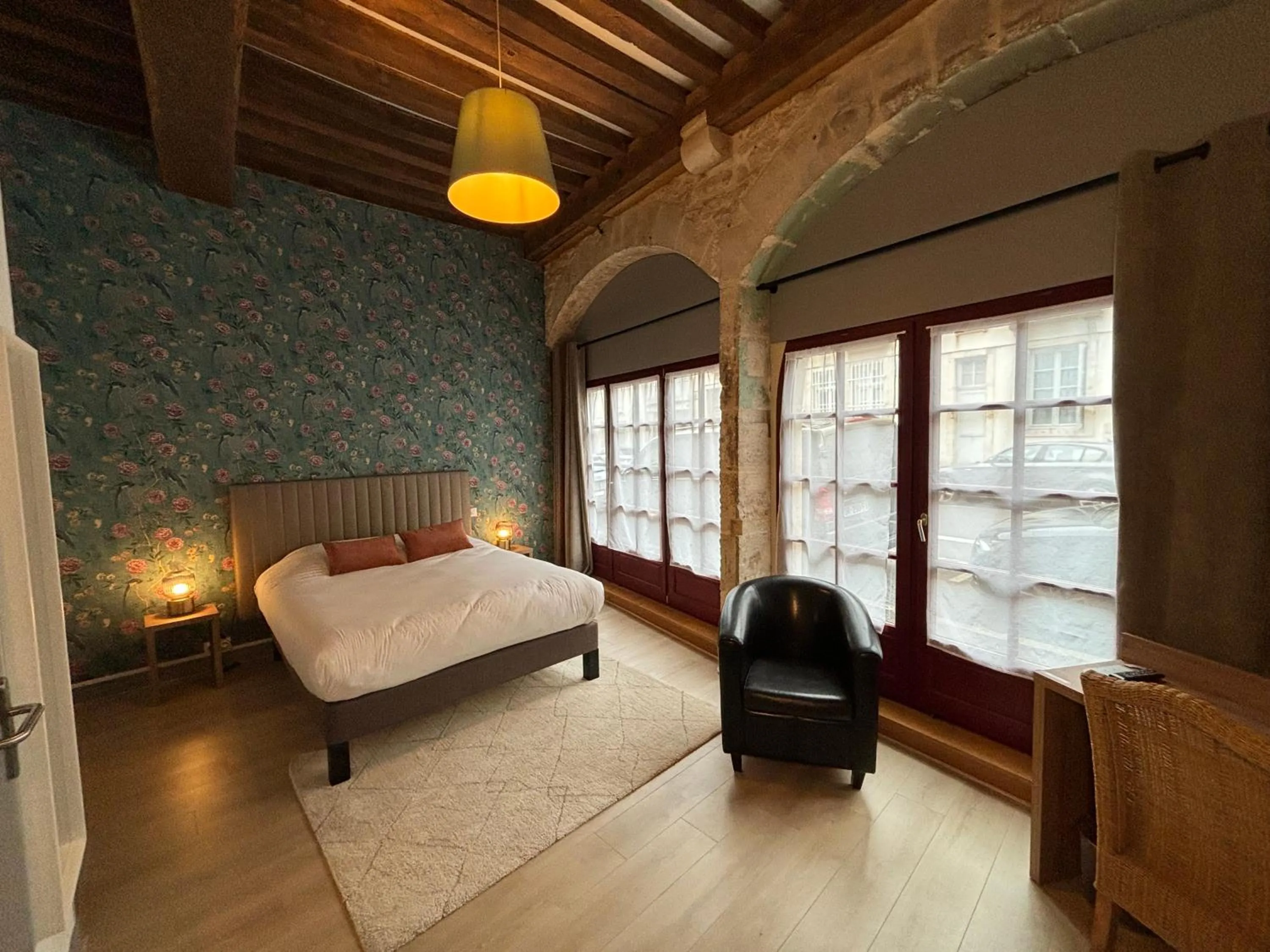 Bed in Hotel Le Jacquemart