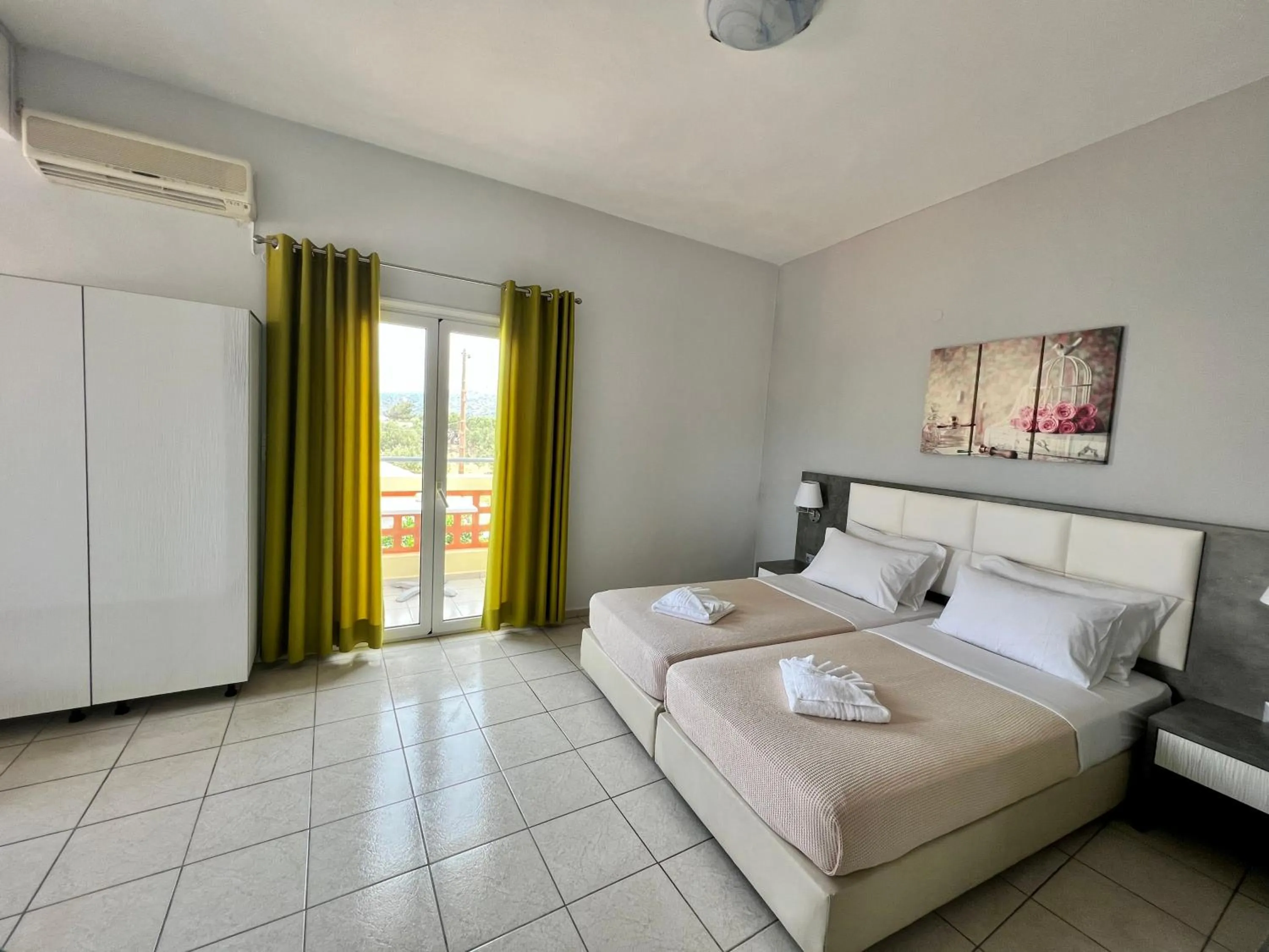 Bed in Maria Hotel Sisi