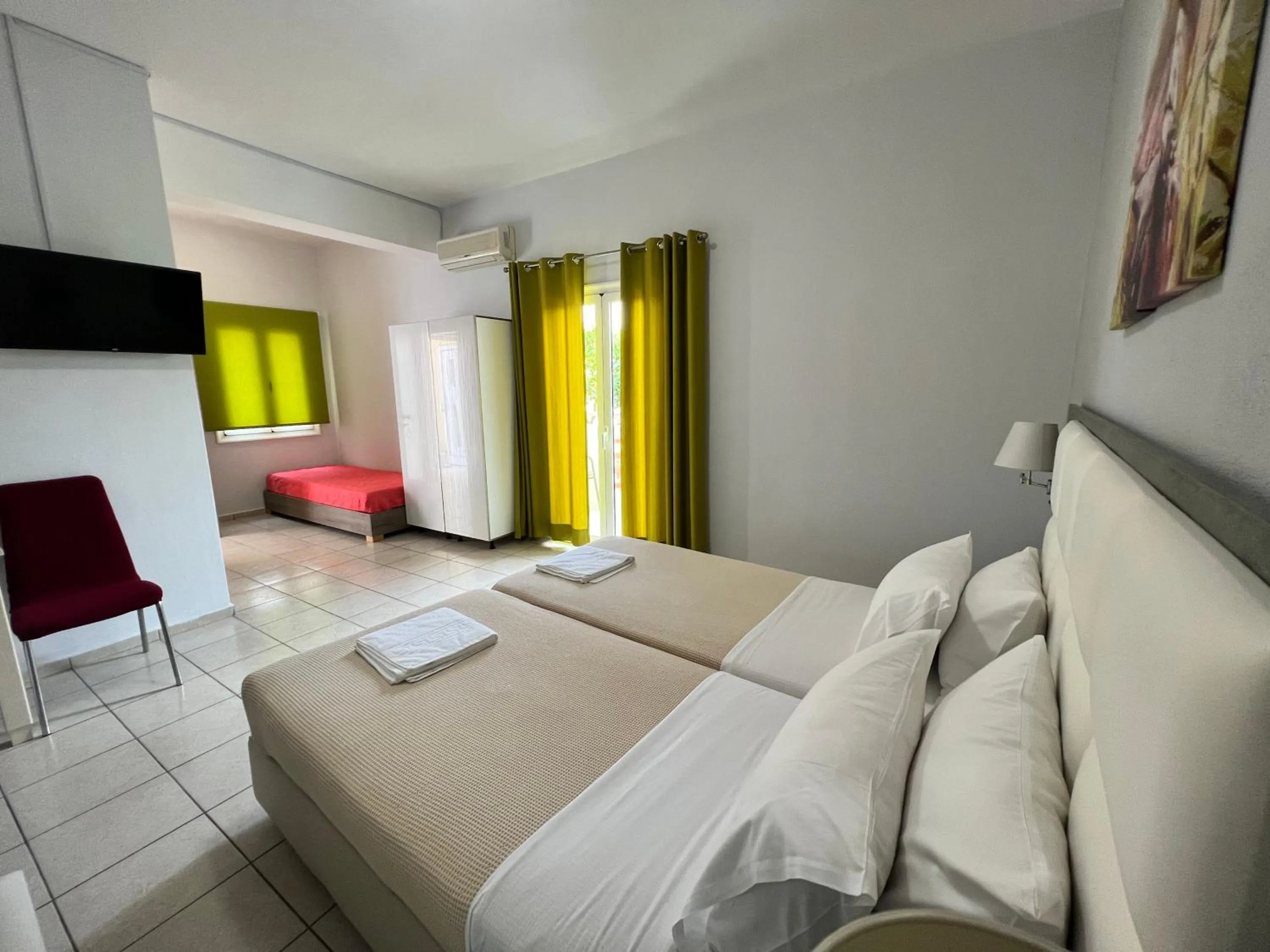 Bed in Maria Hotel Sisi