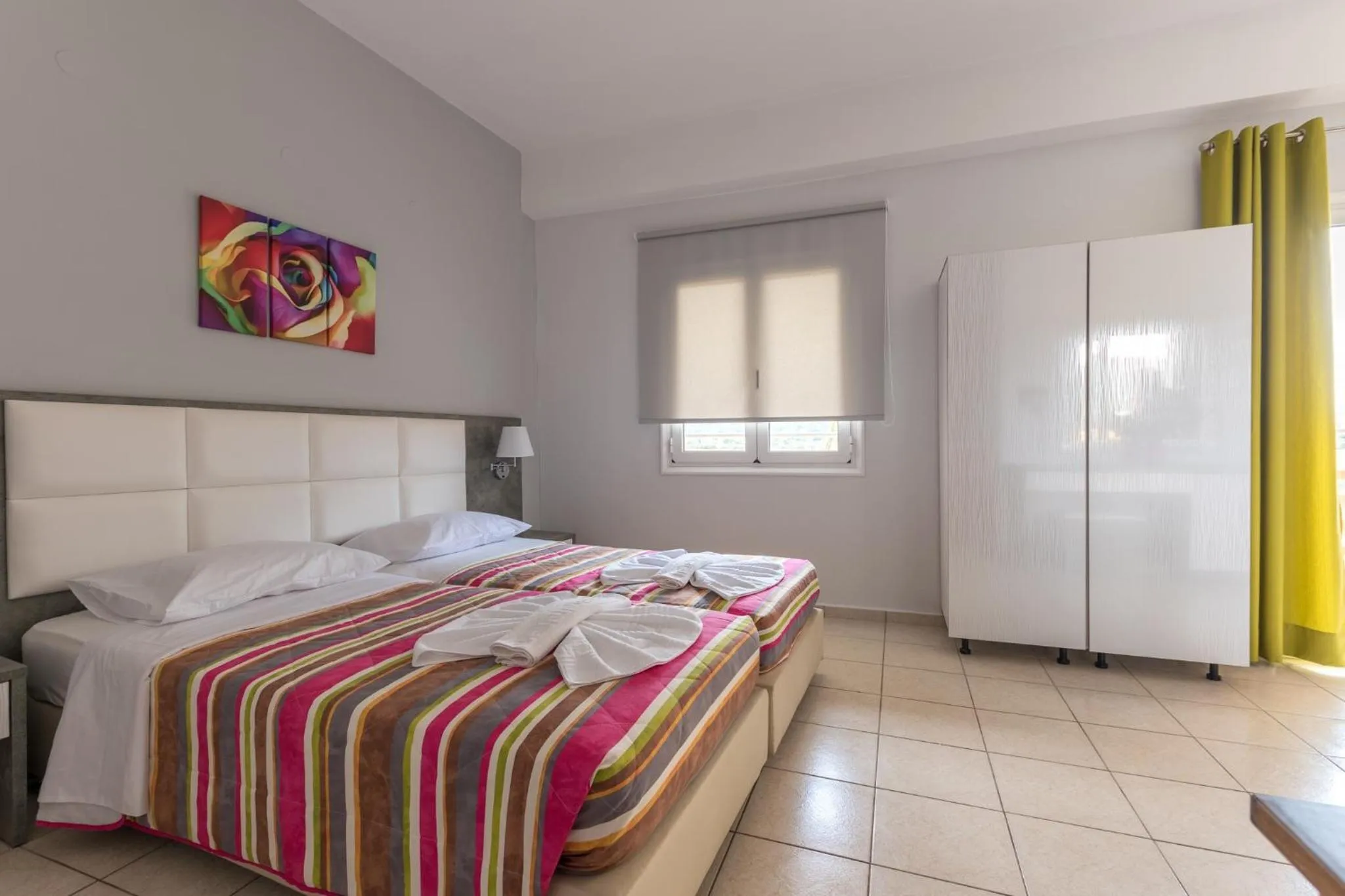 Bed in Maria Hotel Sisi