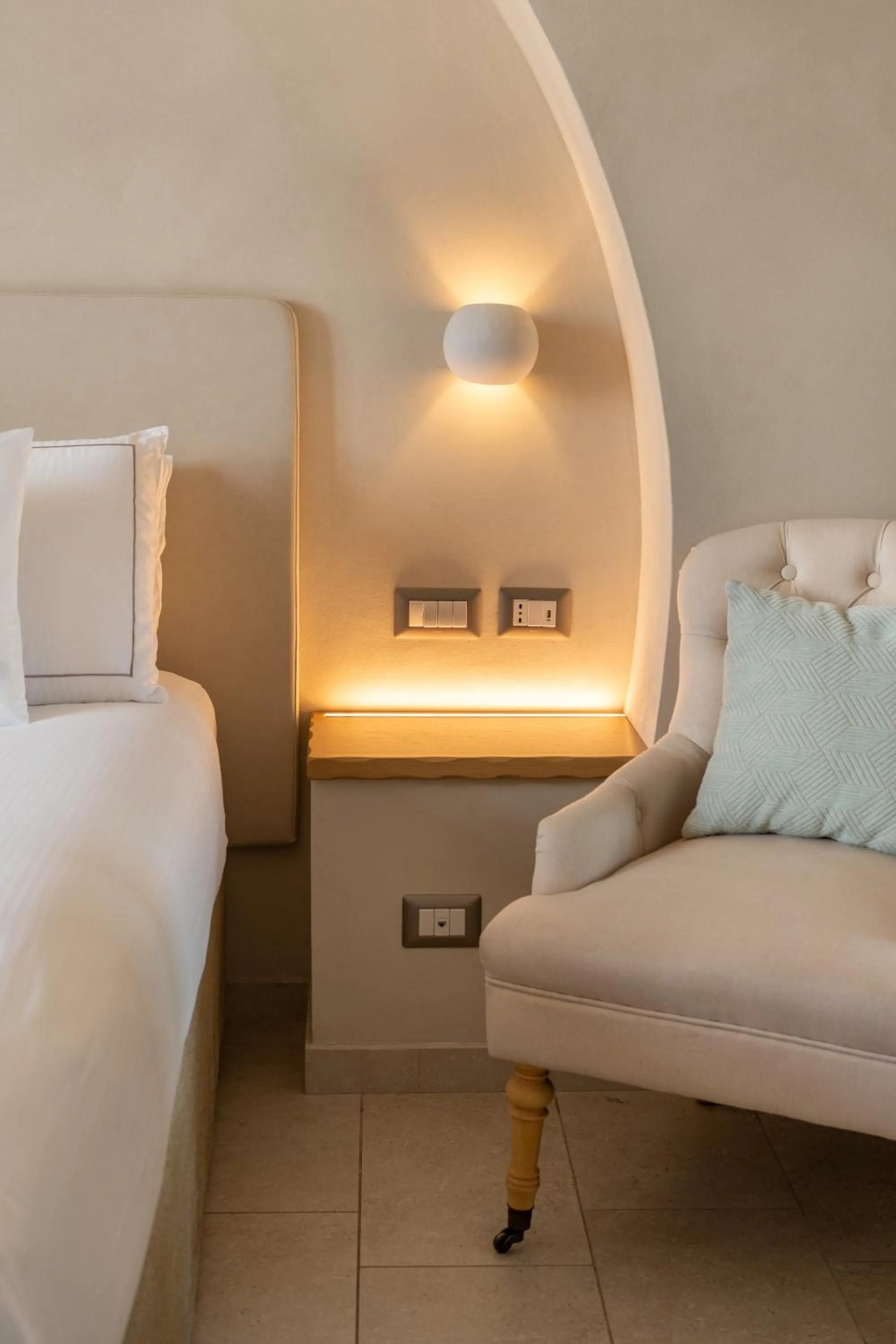 Bed in Villa Fiorita Boutique Hotel