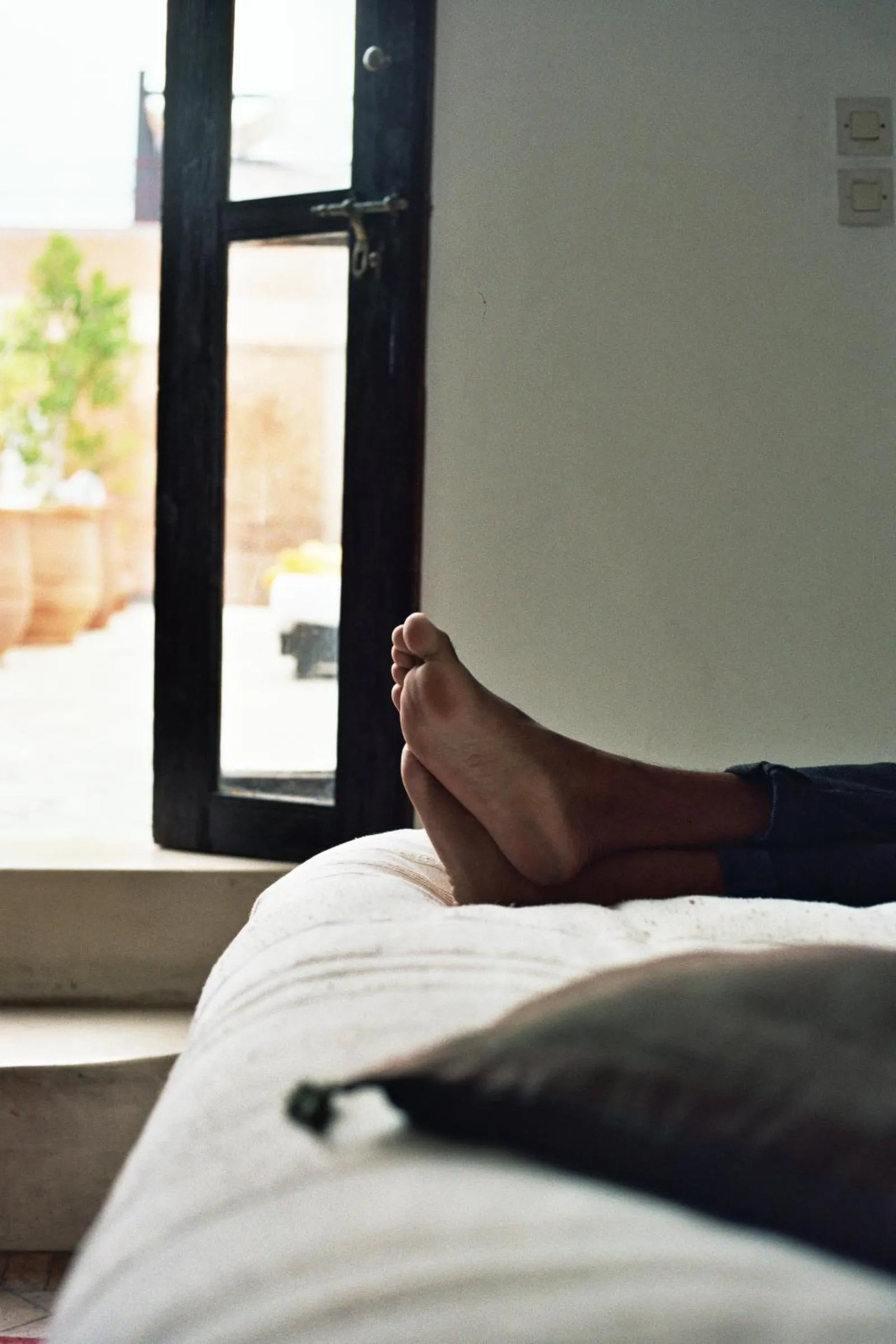 Bed in Riad Tizwa Marrakech