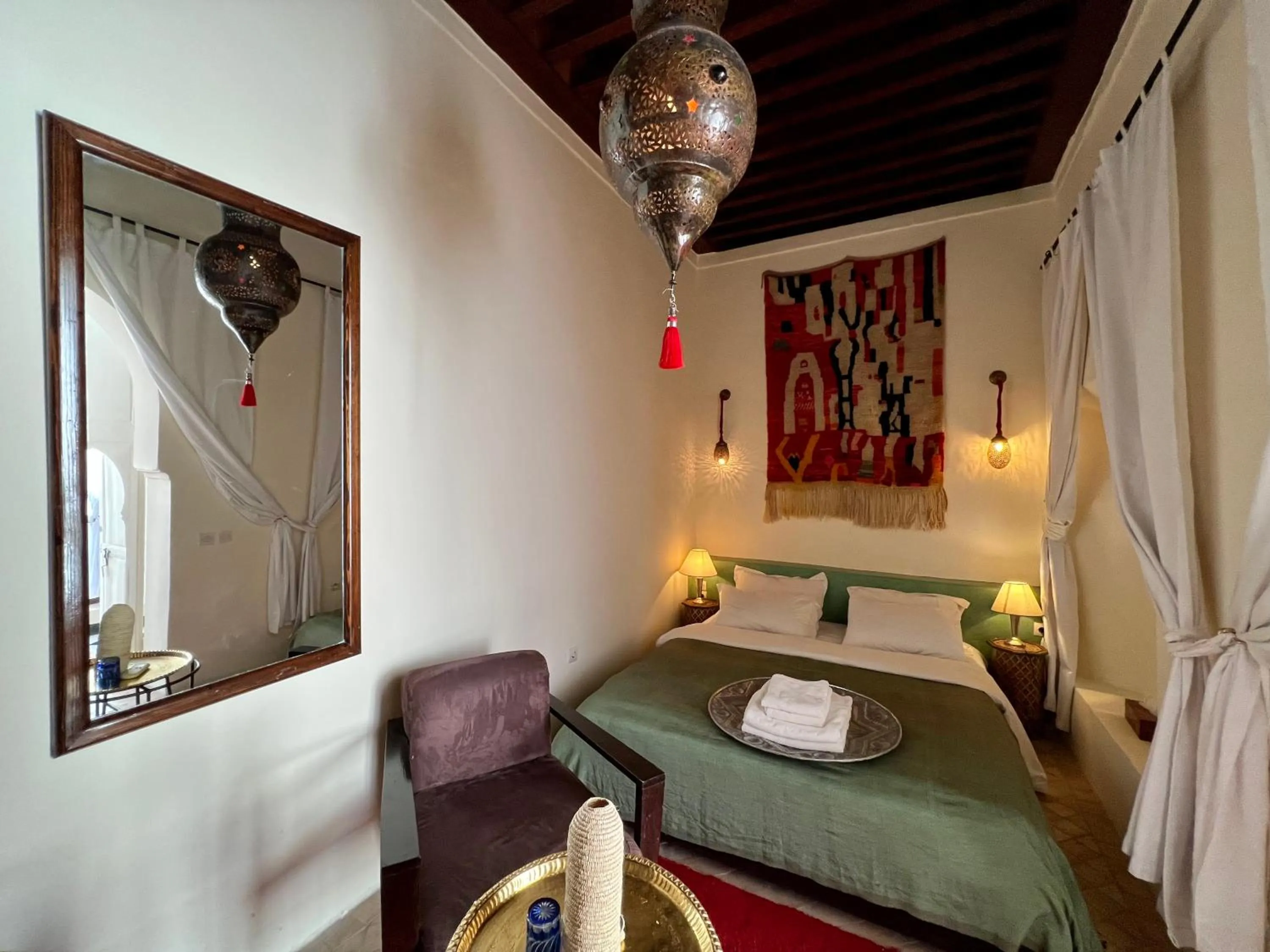 Bedroom, Bed in Riad Tizwa Marrakech