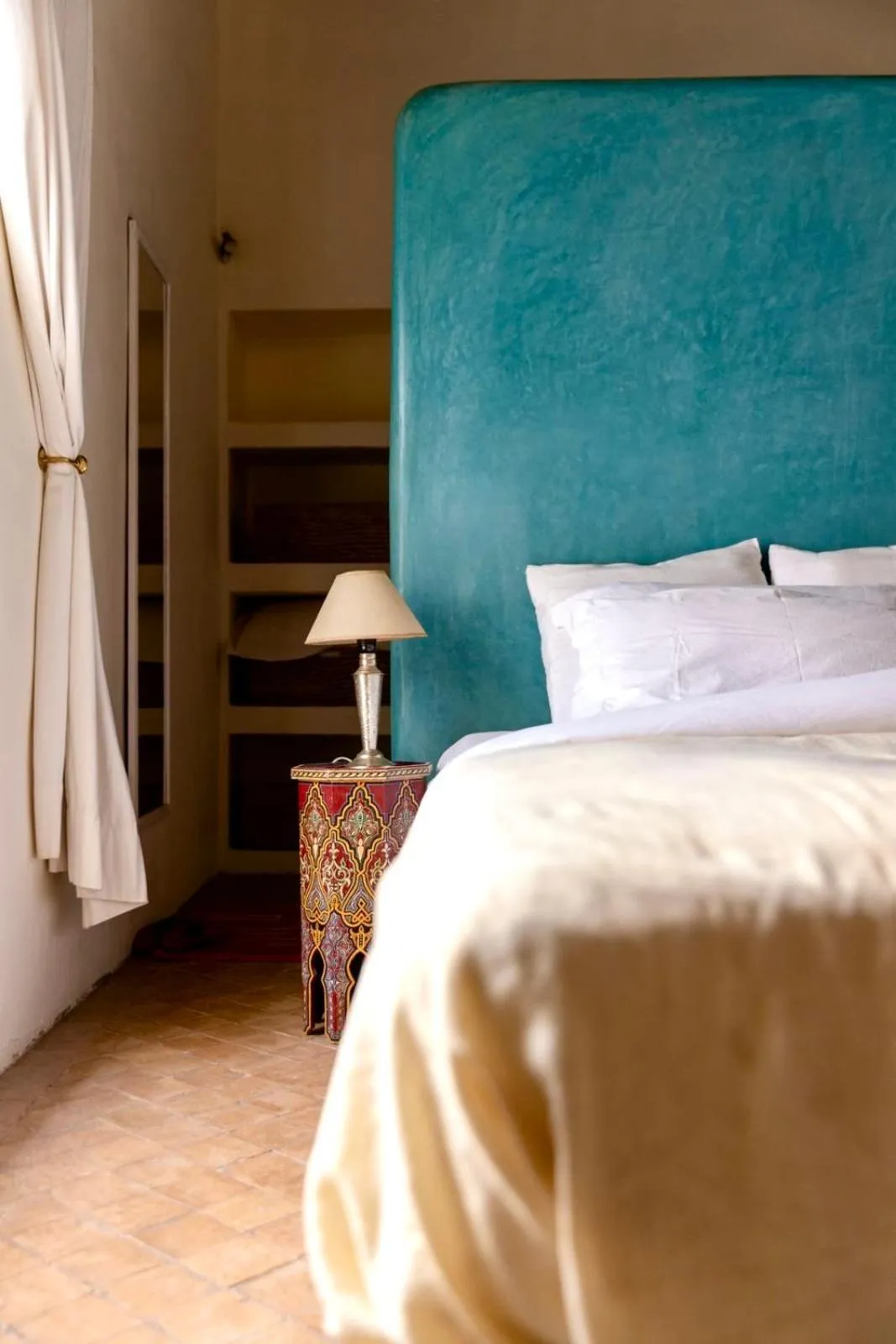 Bed in Riad Tizwa Marrakech