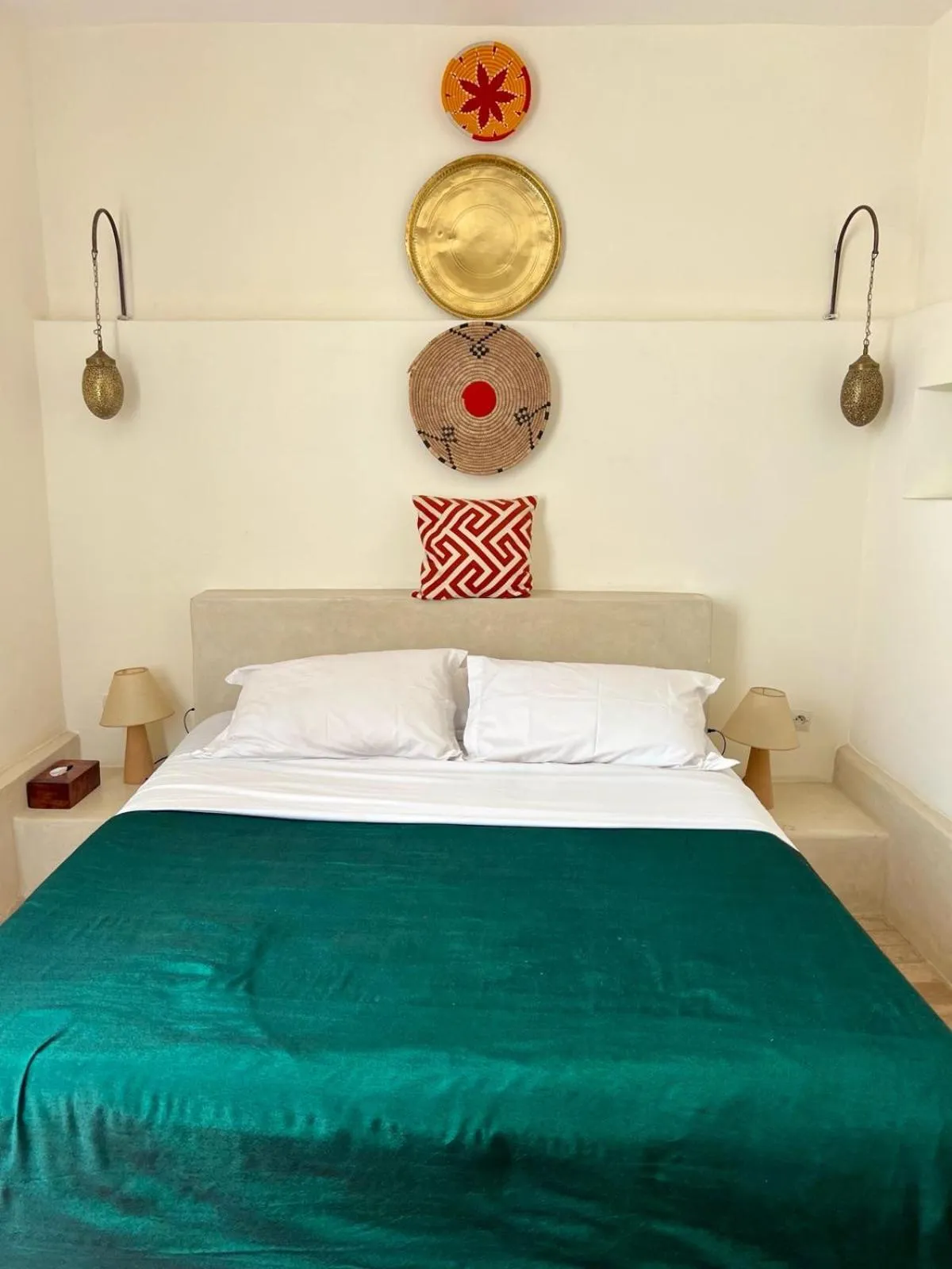 Bed in Riad Tizwa Marrakech