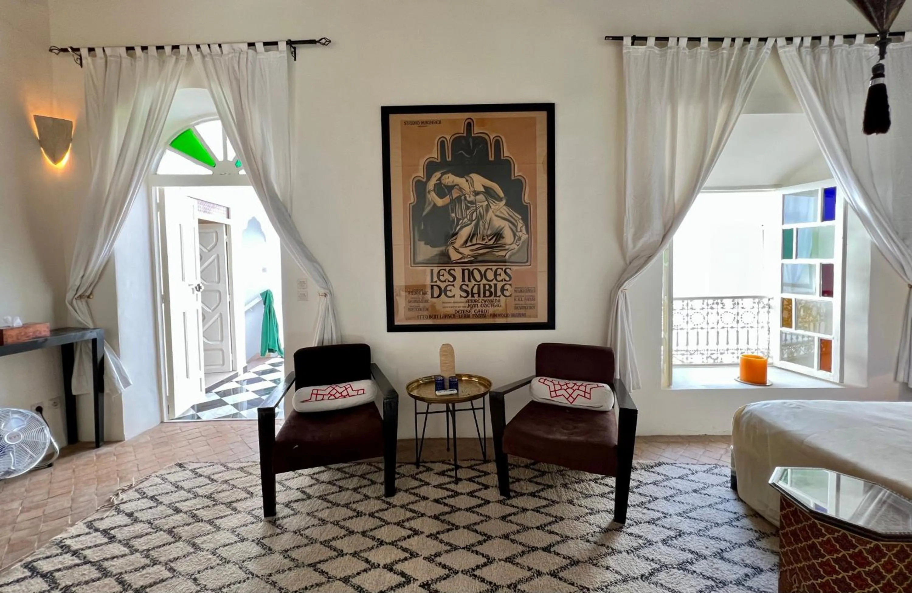 Bedroom in Riad Tizwa Marrakech