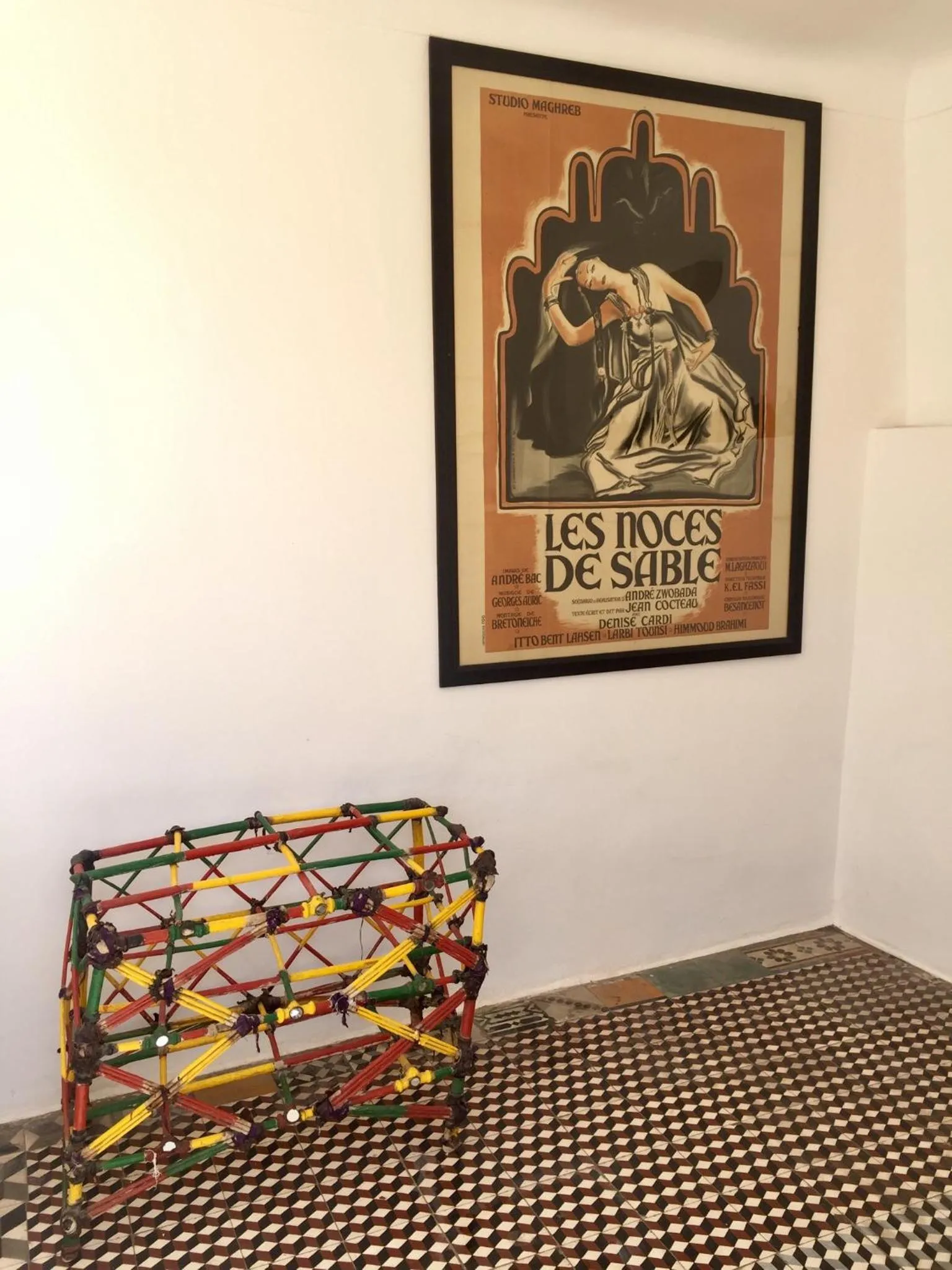 Decorative detail in Riad Tizwa Marrakech