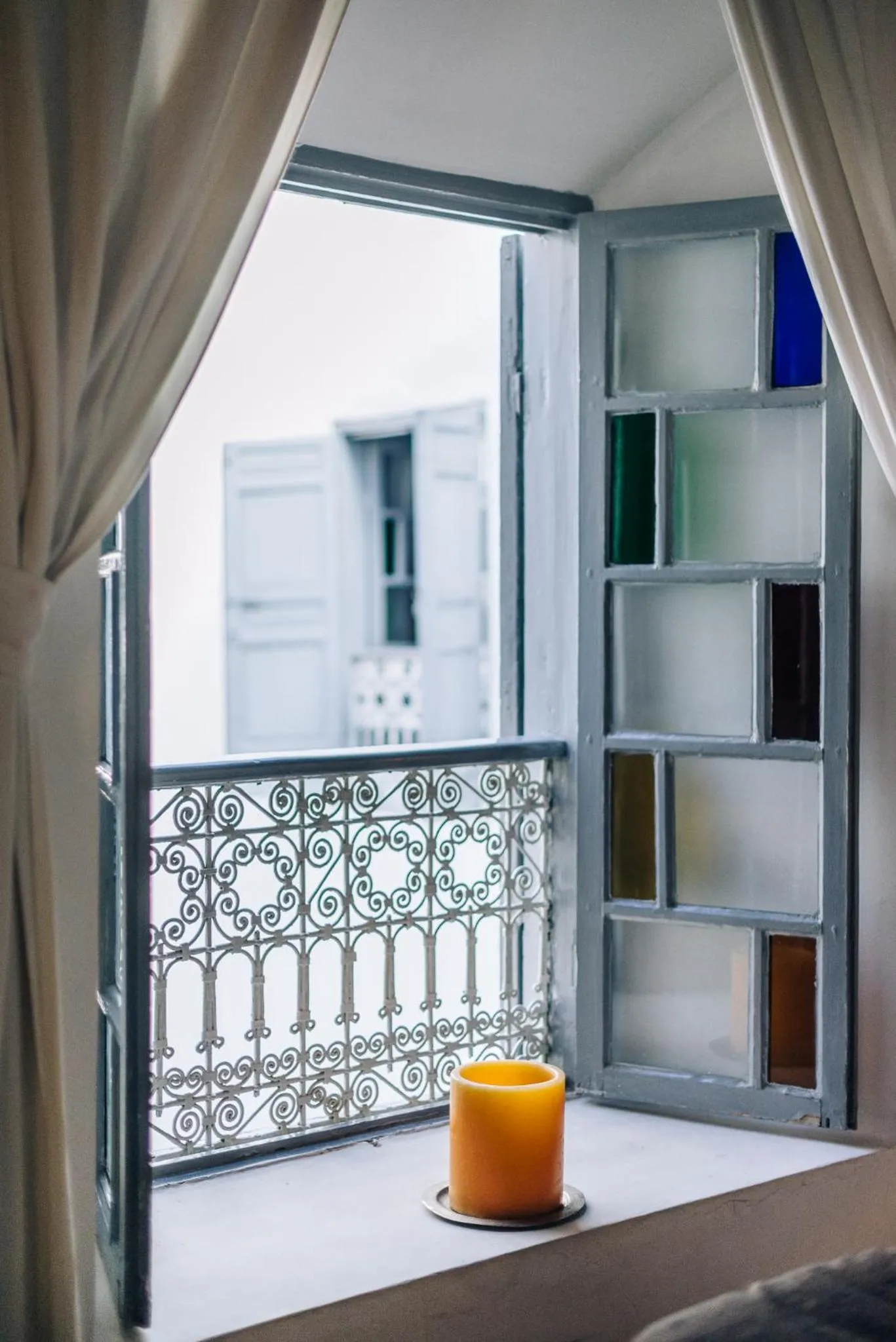 Decorative detail in Riad Tizwa Marrakech