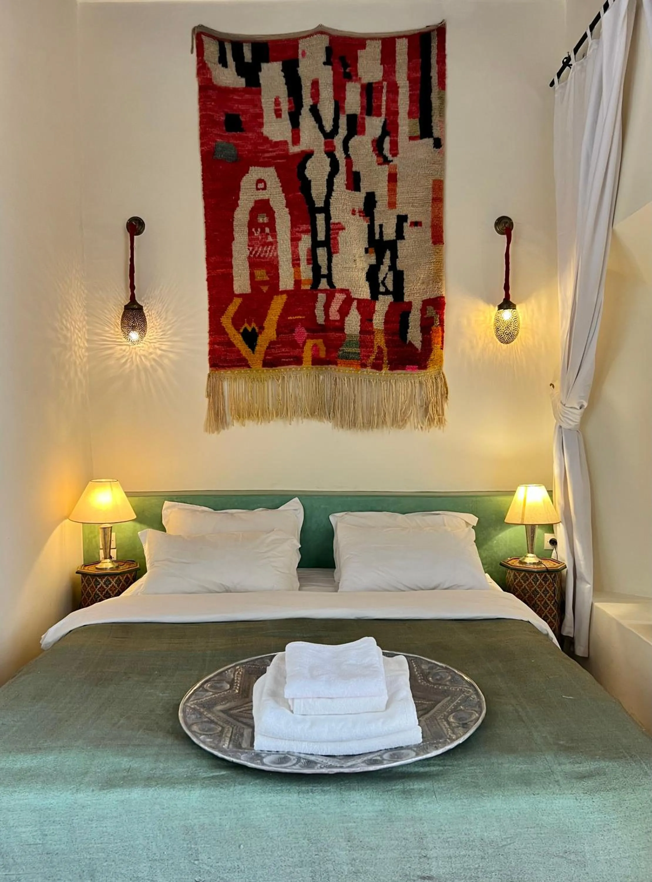 Bedroom, Bed in Riad Tizwa Marrakech