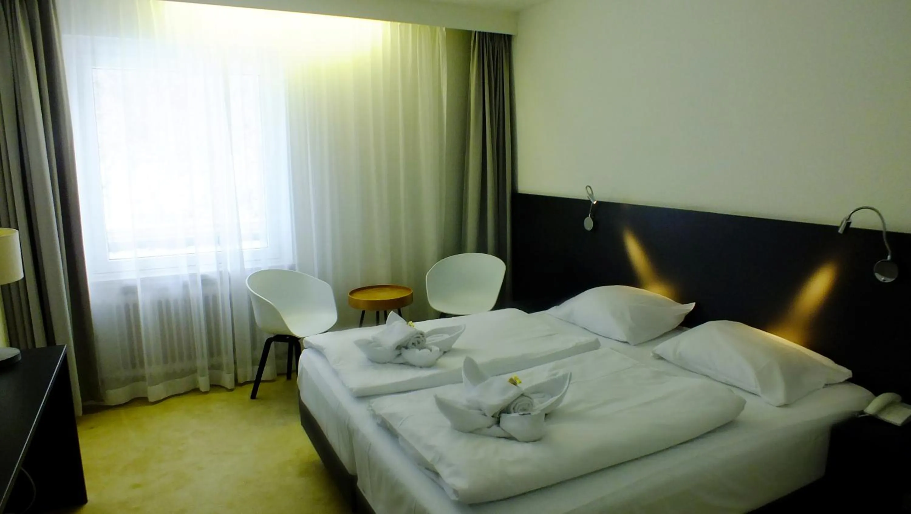 Bed in Hotel AM Fang