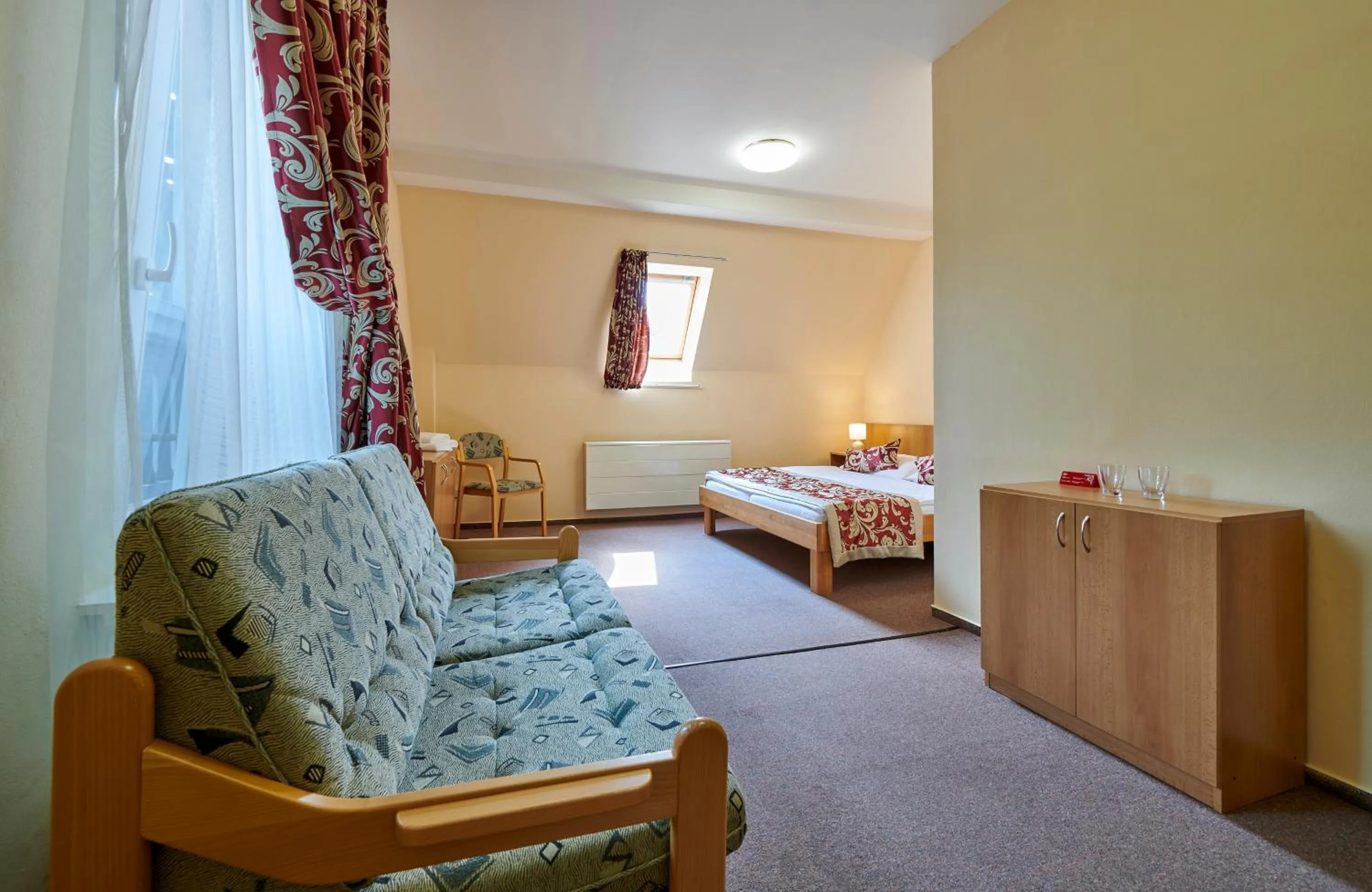 Photo of the whole room, Bed in Hotel Mezní Louka