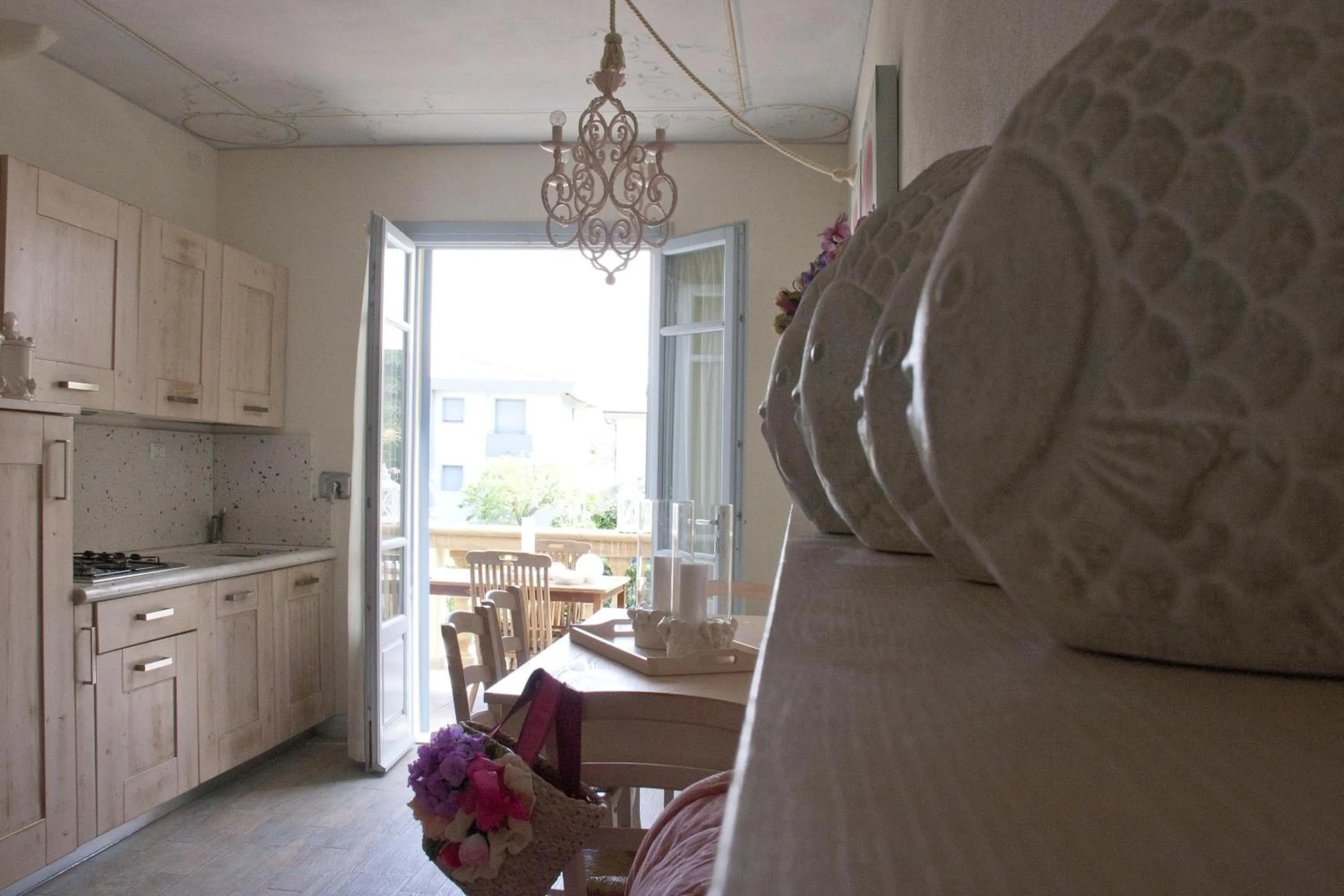 Kitchen or kitchenette in Villa Mazzanta Relais & Hotel