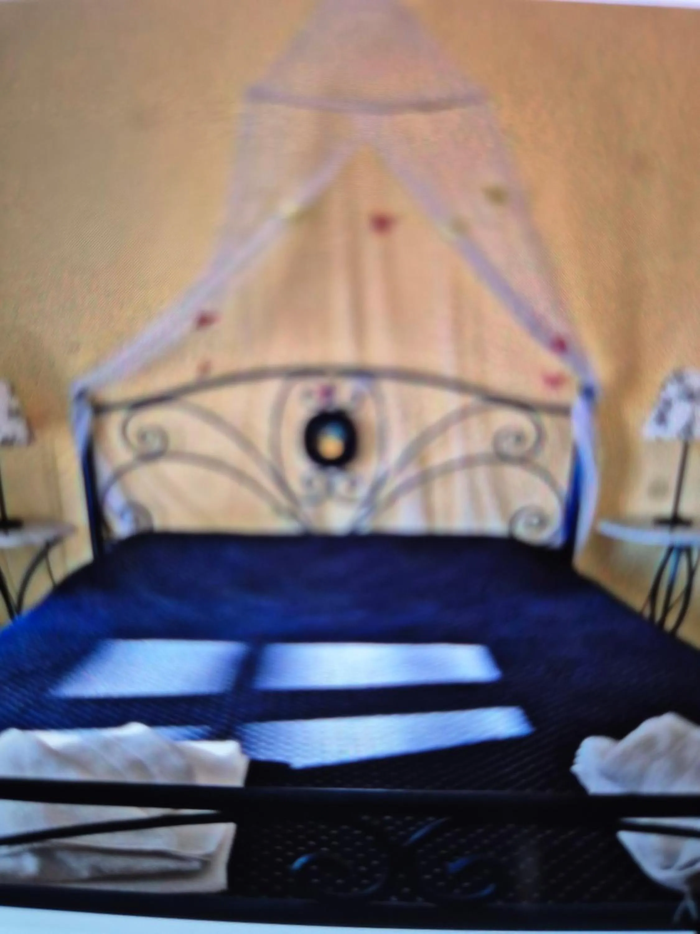 Bed in Villa Dolphins