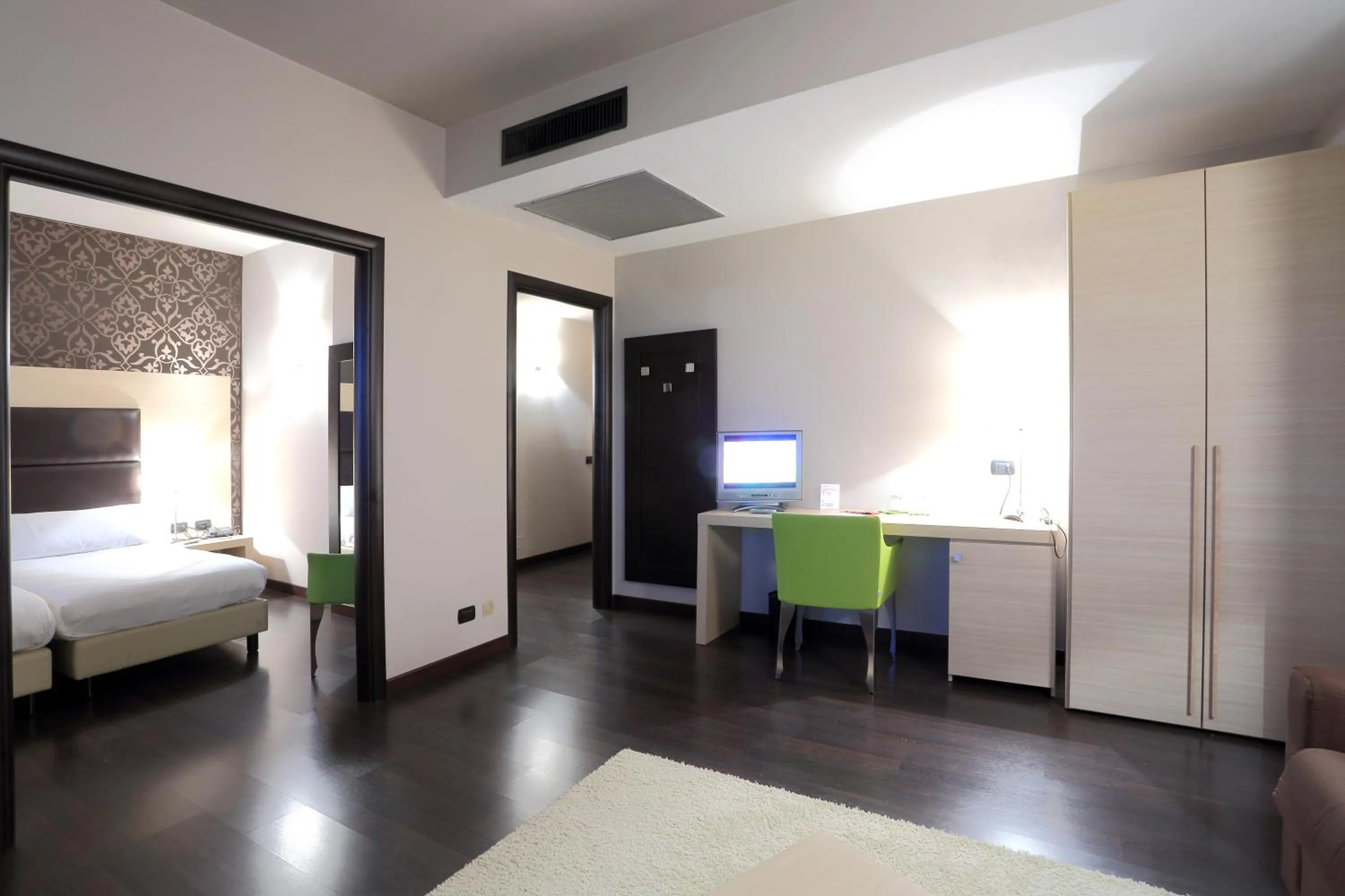 Living room, Bed in Hotel La Torretta