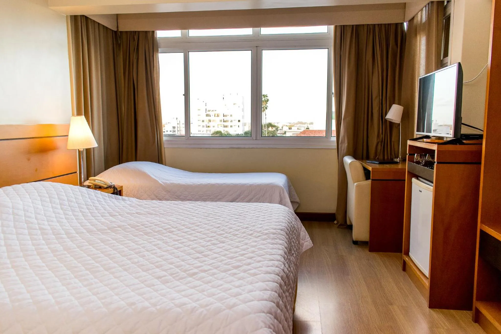 Bed in Hotel Jacques Georges Business