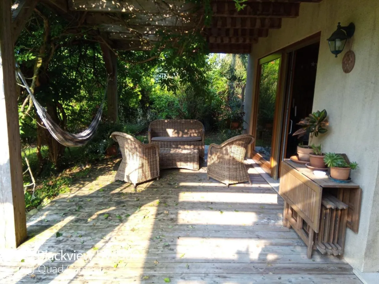 Patio in BioAgriturismo Vegan Campo di Cielo