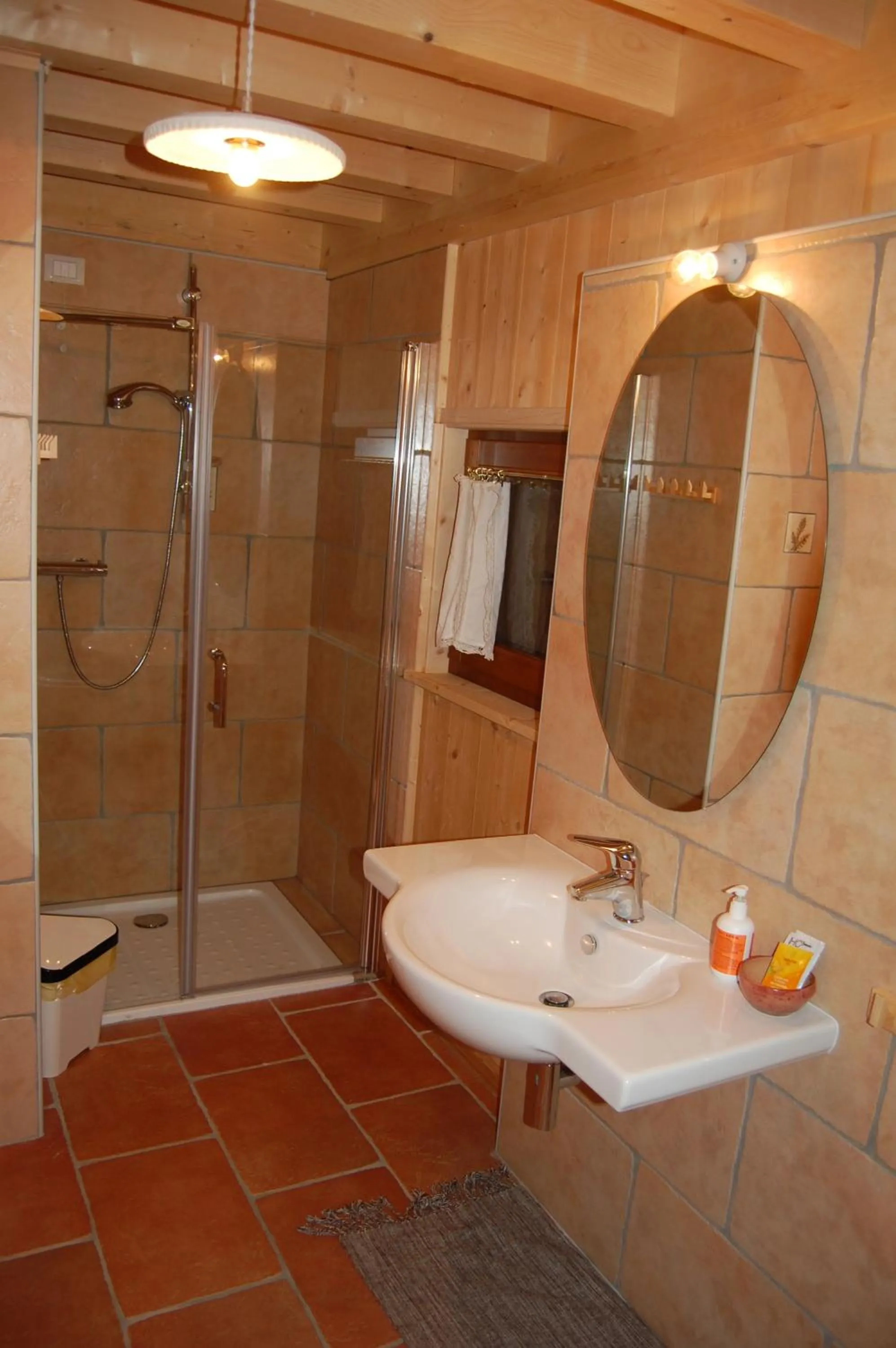 Bathroom in BioAgriturismo Vegan Campo di Cielo