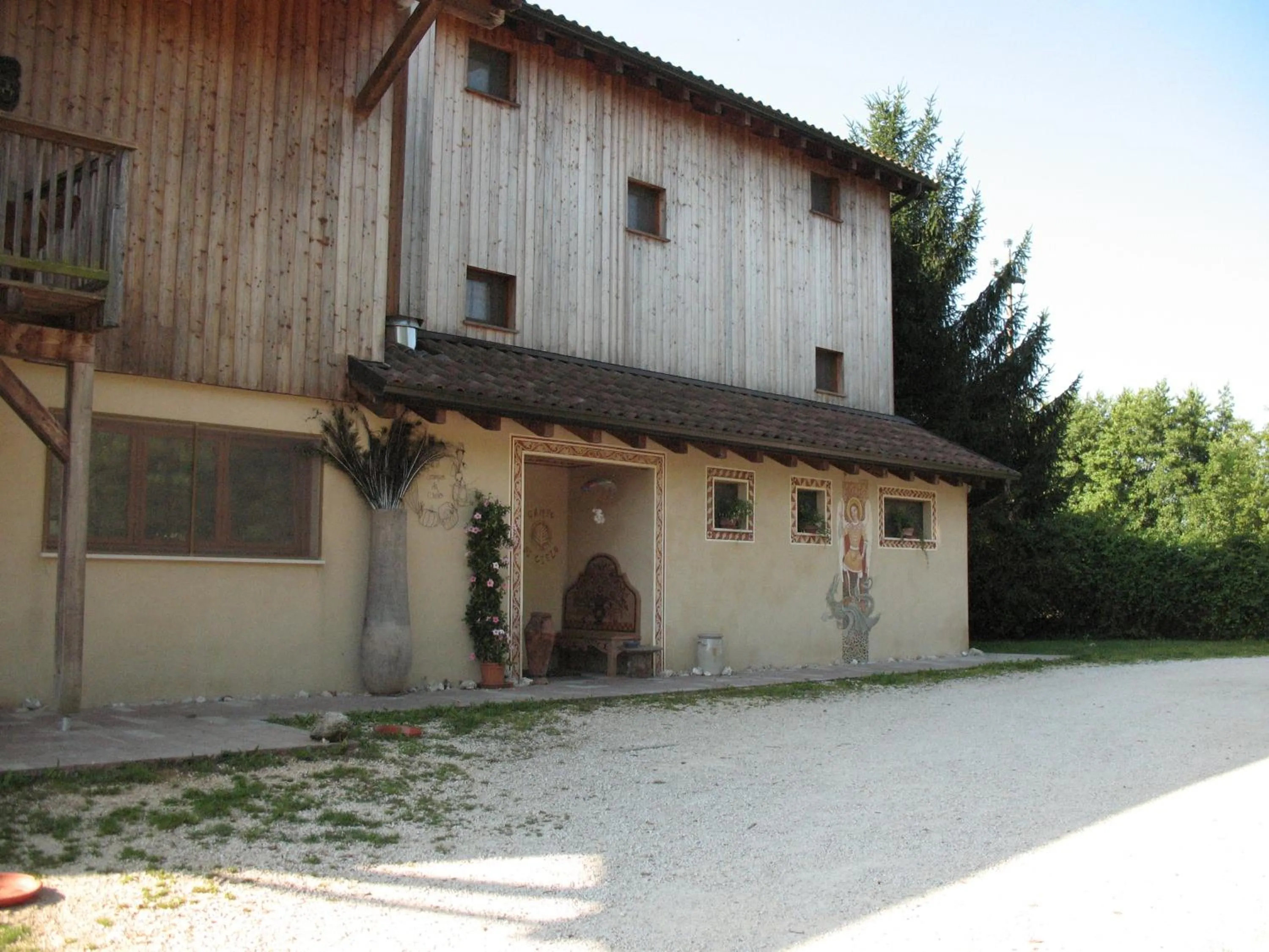 Facade/entrance in BioAgriturismo Vegan Campo di Cielo